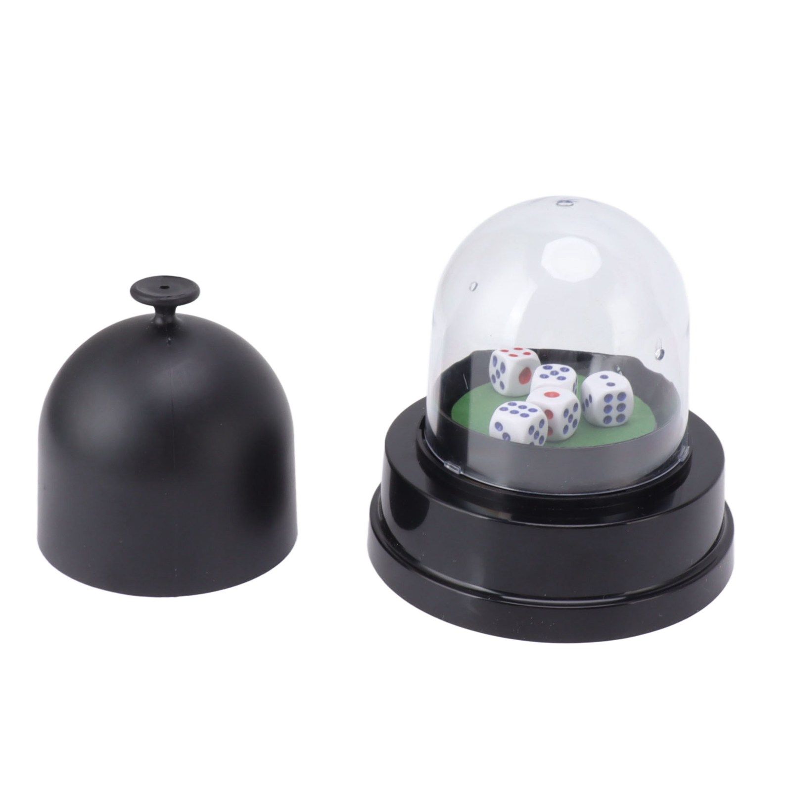 Automatic Dice Roller Cup Battery Powered Pub Bar Party Game Play with 5 Dices for Party Gathering - Image 2