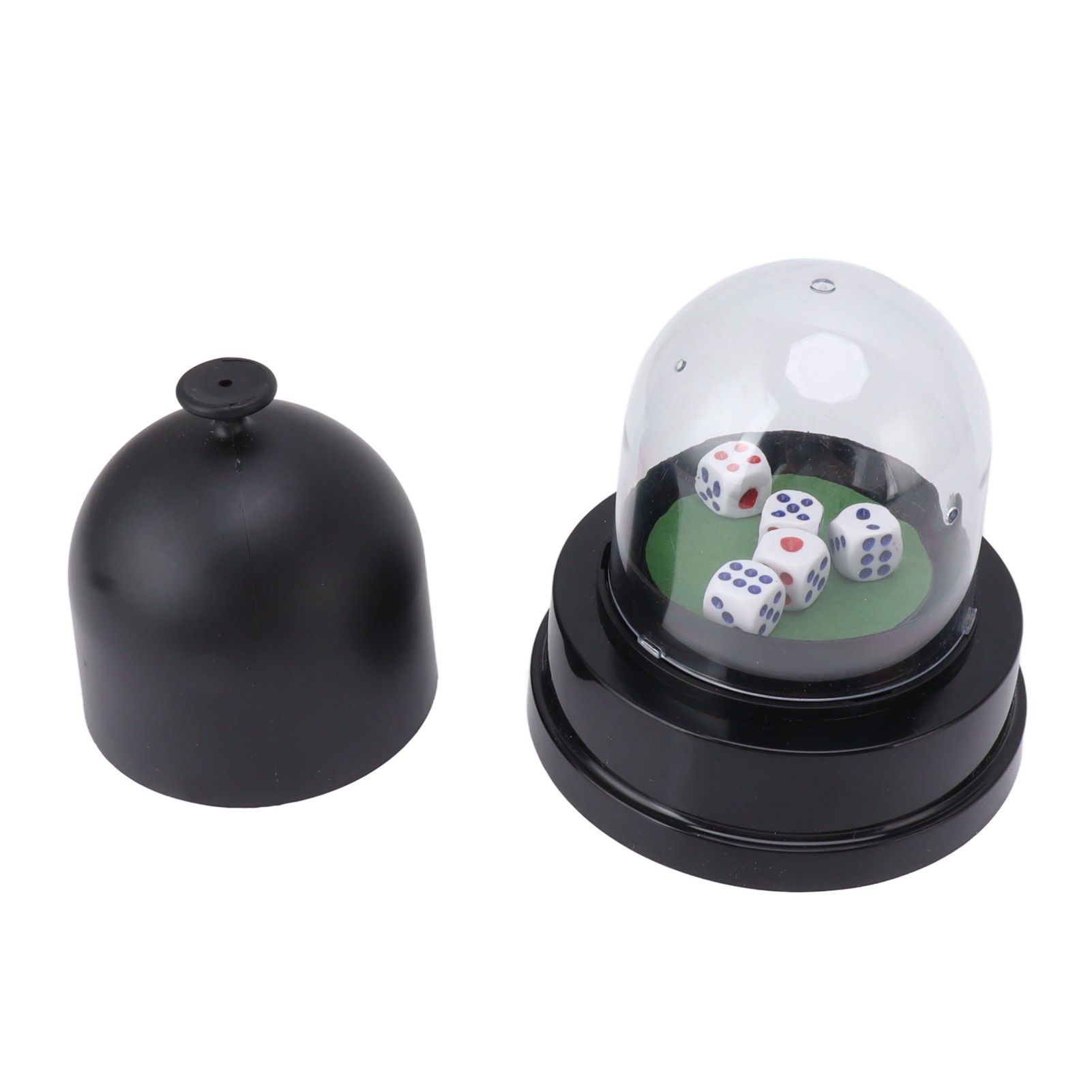 Automatic Dice Roller Cup Battery Powered Pub Bar Party Game Play with 5 Dices for Party Gathering - Image 3