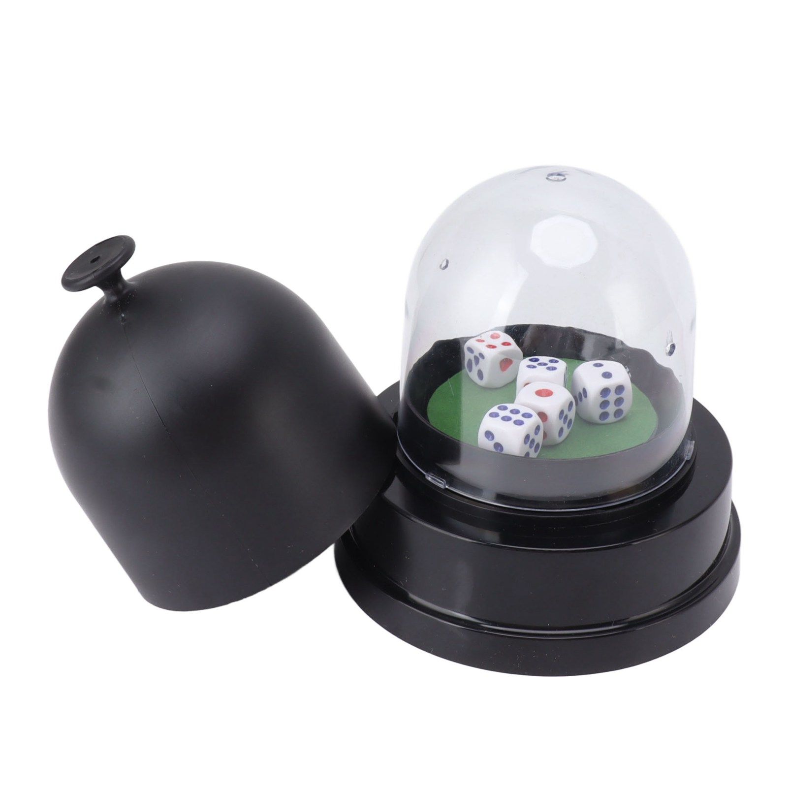 Automatic Dice Roller Cup Battery Powered Pub Bar Party Game Play with 5 Dices for Party Gathering - Image 4