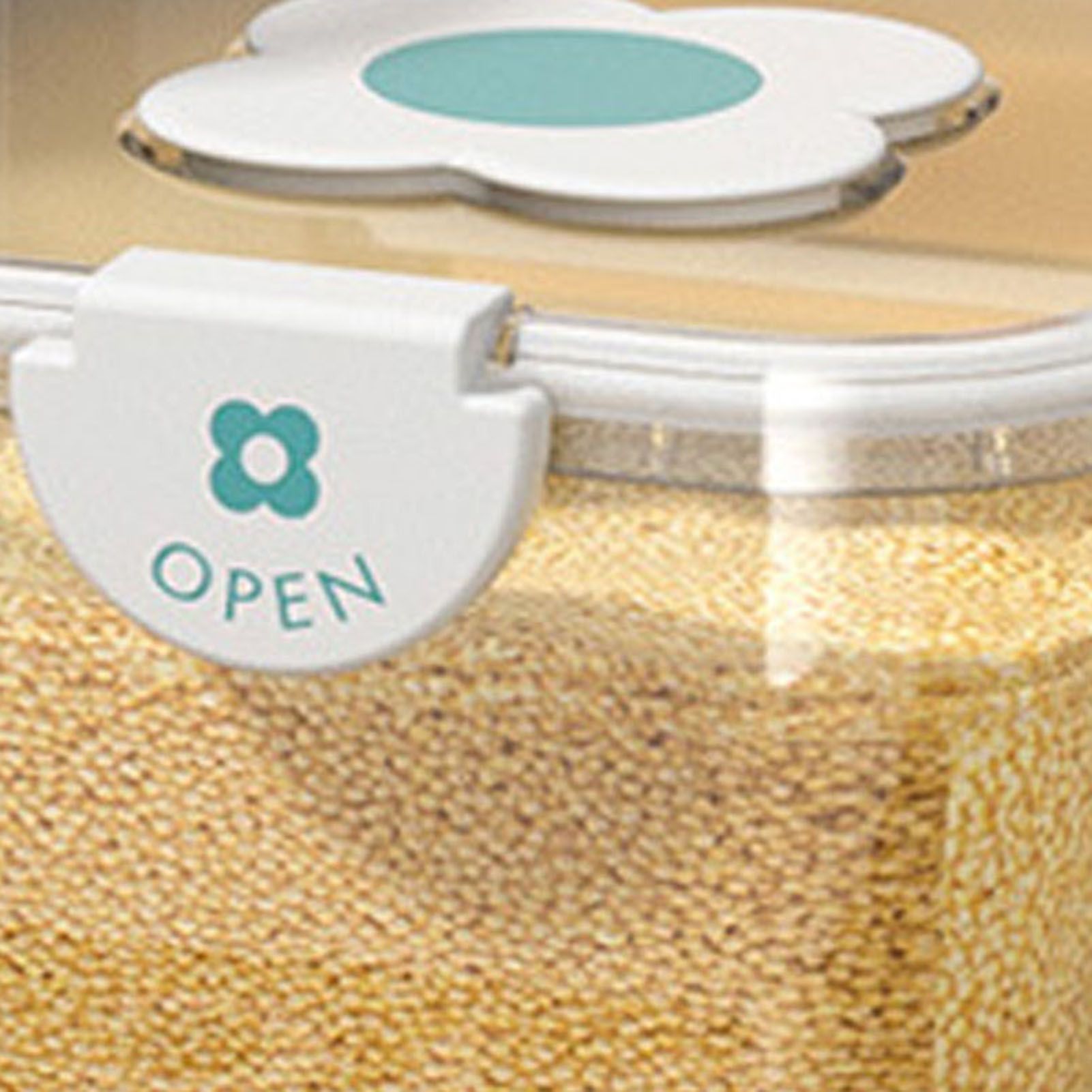Rice Container Airtight Grain Food Storage Box Transparent with Cover for Home Kitchen Transparent 5kg / 11.02lb - Image 7