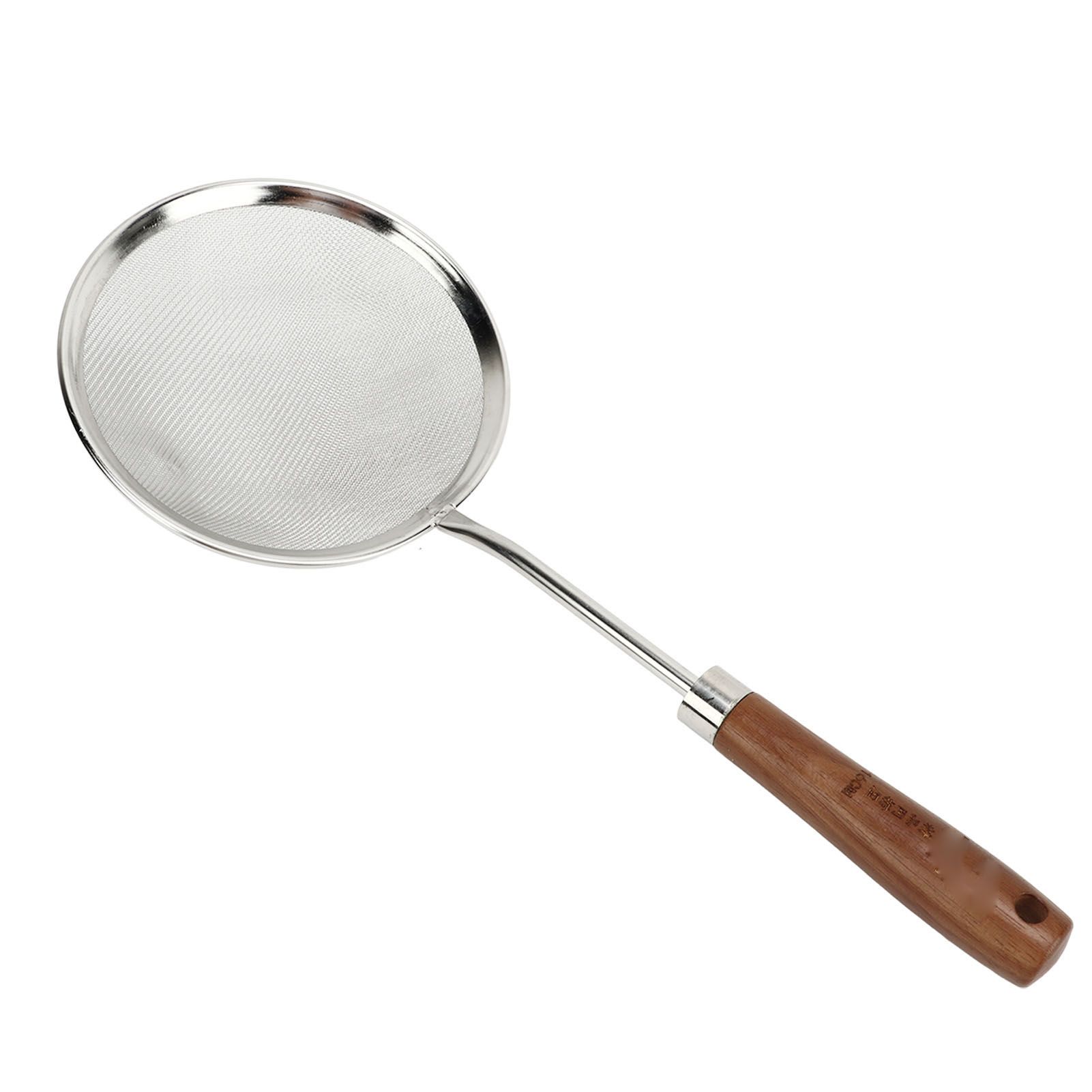 Oil Colander Efficiency Filtration Easy To Use Fine Mesh Food Strainer Spoon for Grease Gravy Foam S - Image 1