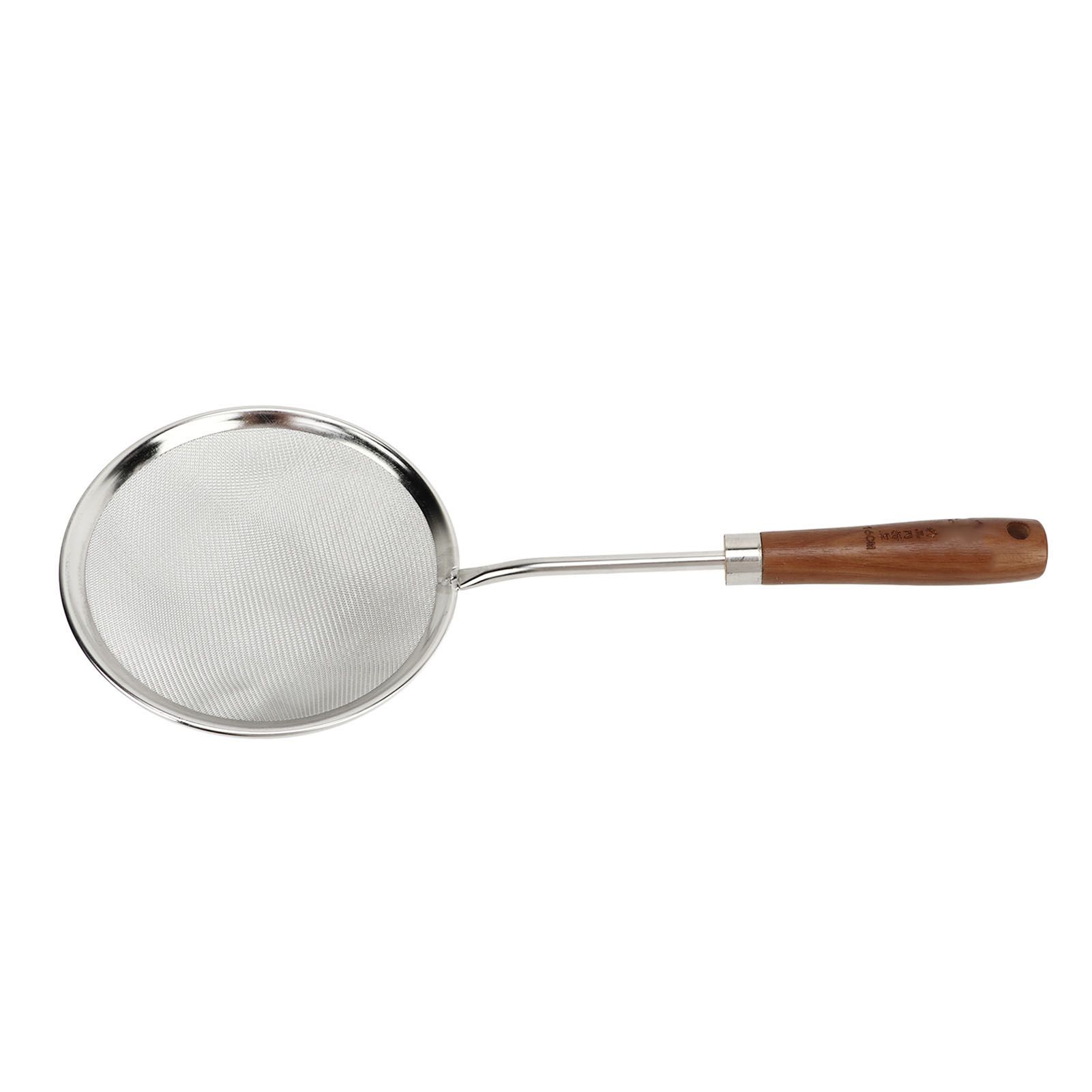 Oil Colander Efficiency Filtration Easy To Use Fine Mesh Food Strainer Spoon for Grease Gravy Foam S - Image 2
