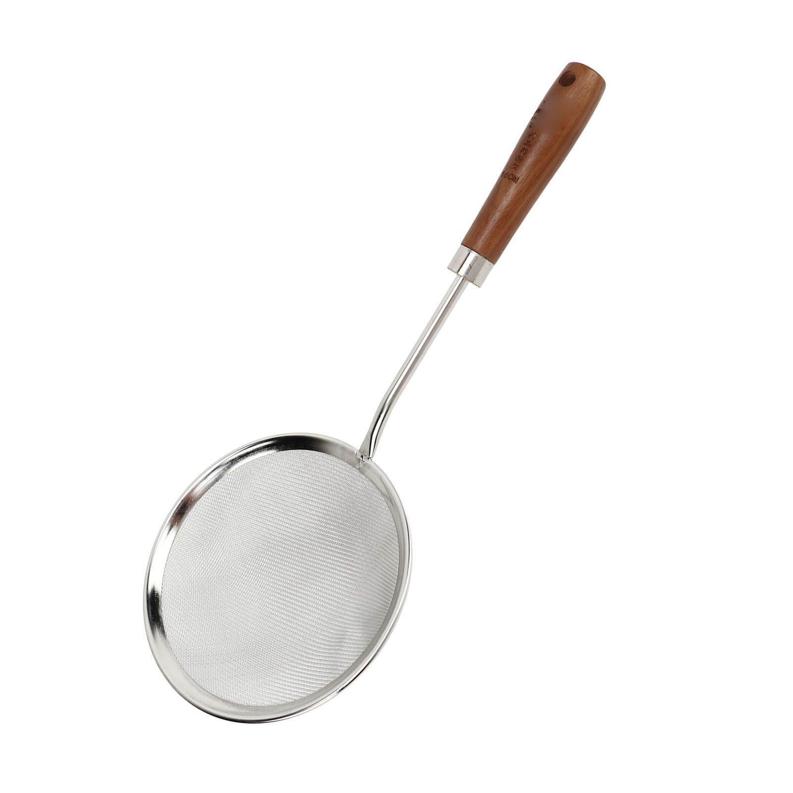 Oil Colander Efficiency Filtration Easy To Use Fine Mesh Food Strainer Spoon for Grease Gravy Foam S - Image 3