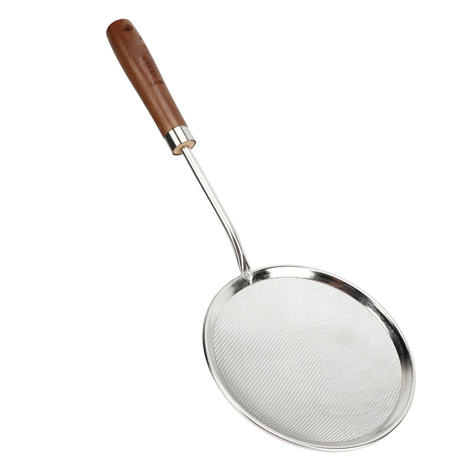 Oil Colander Efficiency Filtration Easy To Use Fine Mesh Food Strainer Spoon for Grease Gravy Foam S - Image 7