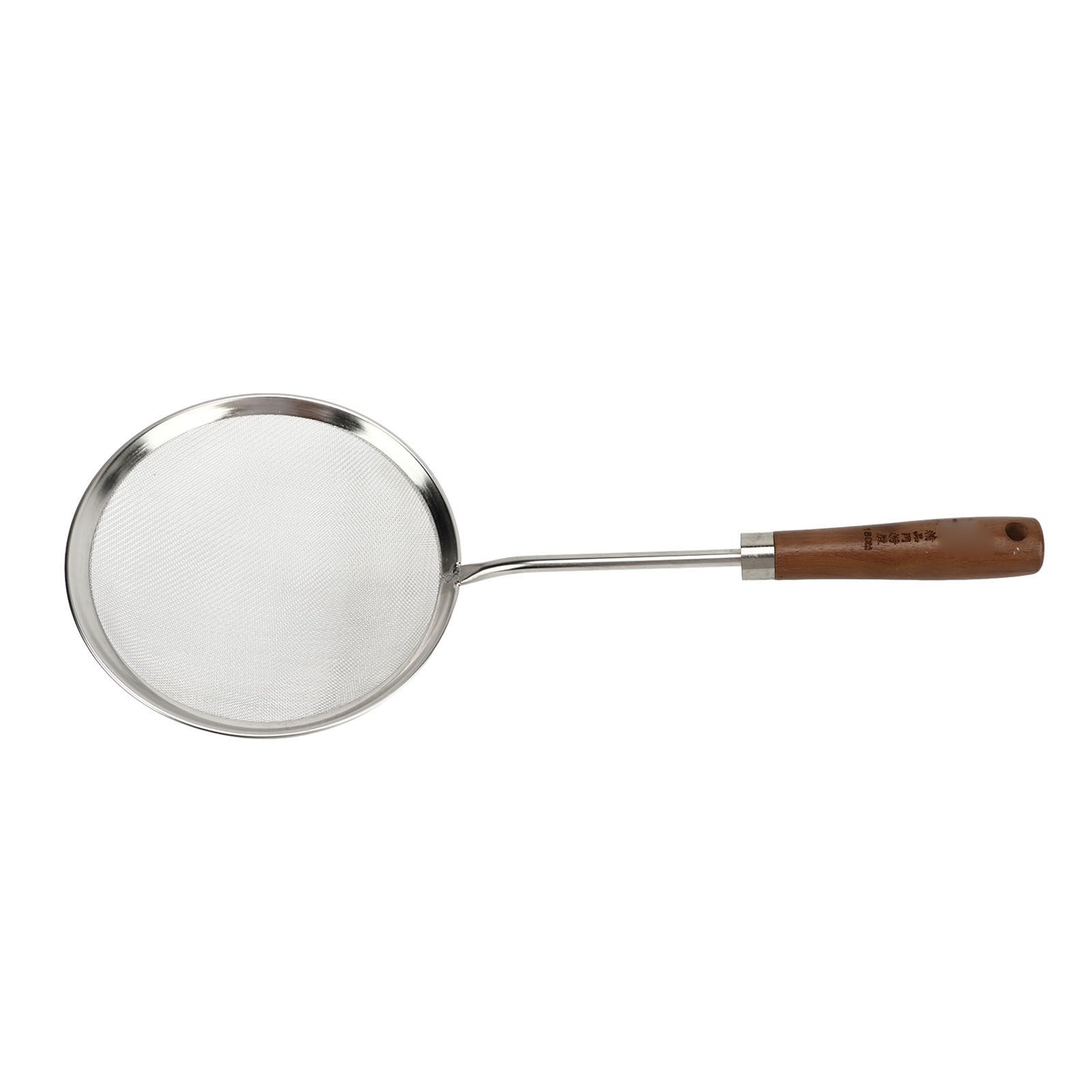Oil Colander Efficiency Filtration Easy To Use Fine Mesh Food Strainer Spoon for Grease Gravy Foam L - Image 2