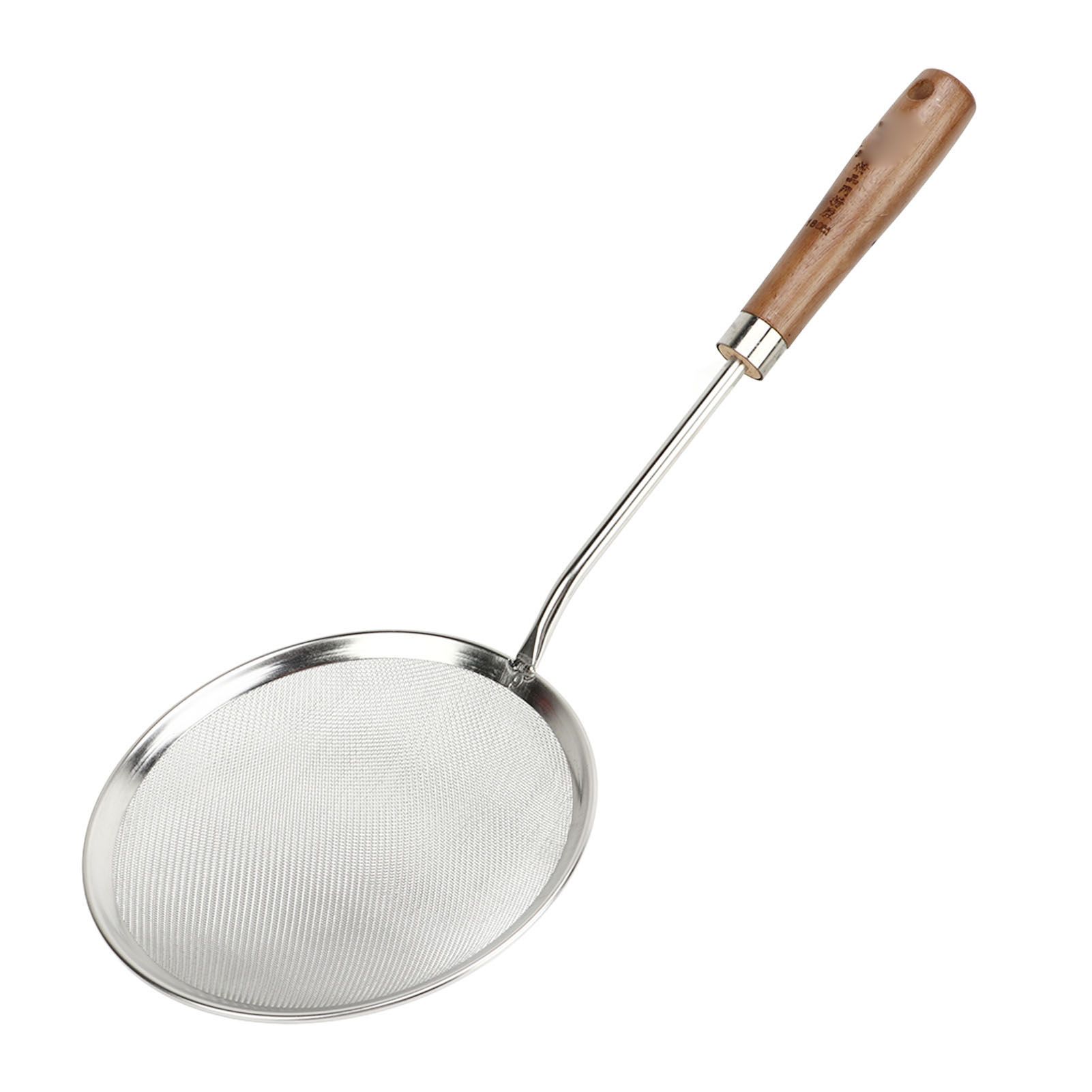 Oil Colander Efficiency Filtration Easy To Use Fine Mesh Food Strainer Spoon for Grease Gravy Foam L - Image 3