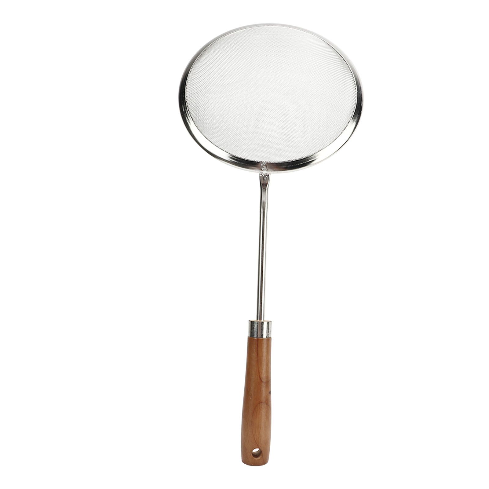 Oil Colander Efficiency Filtration Easy To Use Fine Mesh Food Strainer Spoon for Grease Gravy Foam L - Image 4