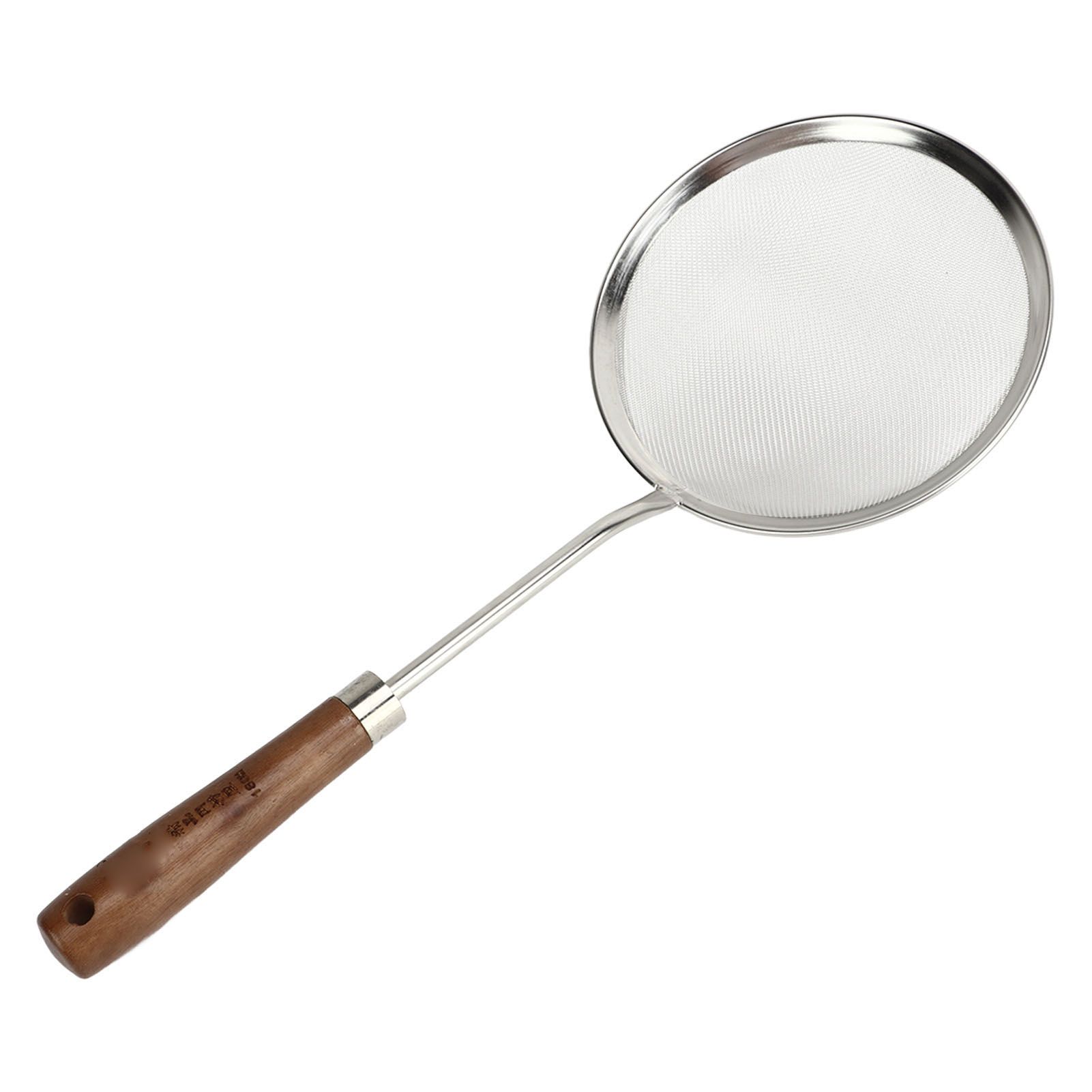 Oil Colander Efficiency Filtration Easy To Use Fine Mesh Food Strainer Spoon for Grease Gravy Foam L - Image 5