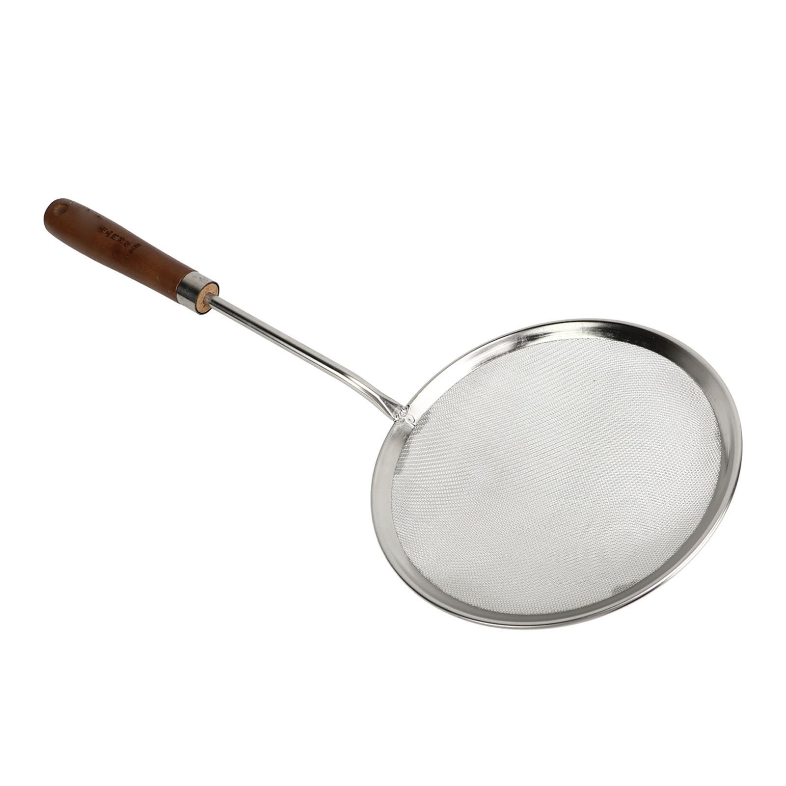 Oil Colander Efficiency Filtration Easy To Use Fine Mesh Food Strainer Spoon for Grease Gravy Foam L - Image 6