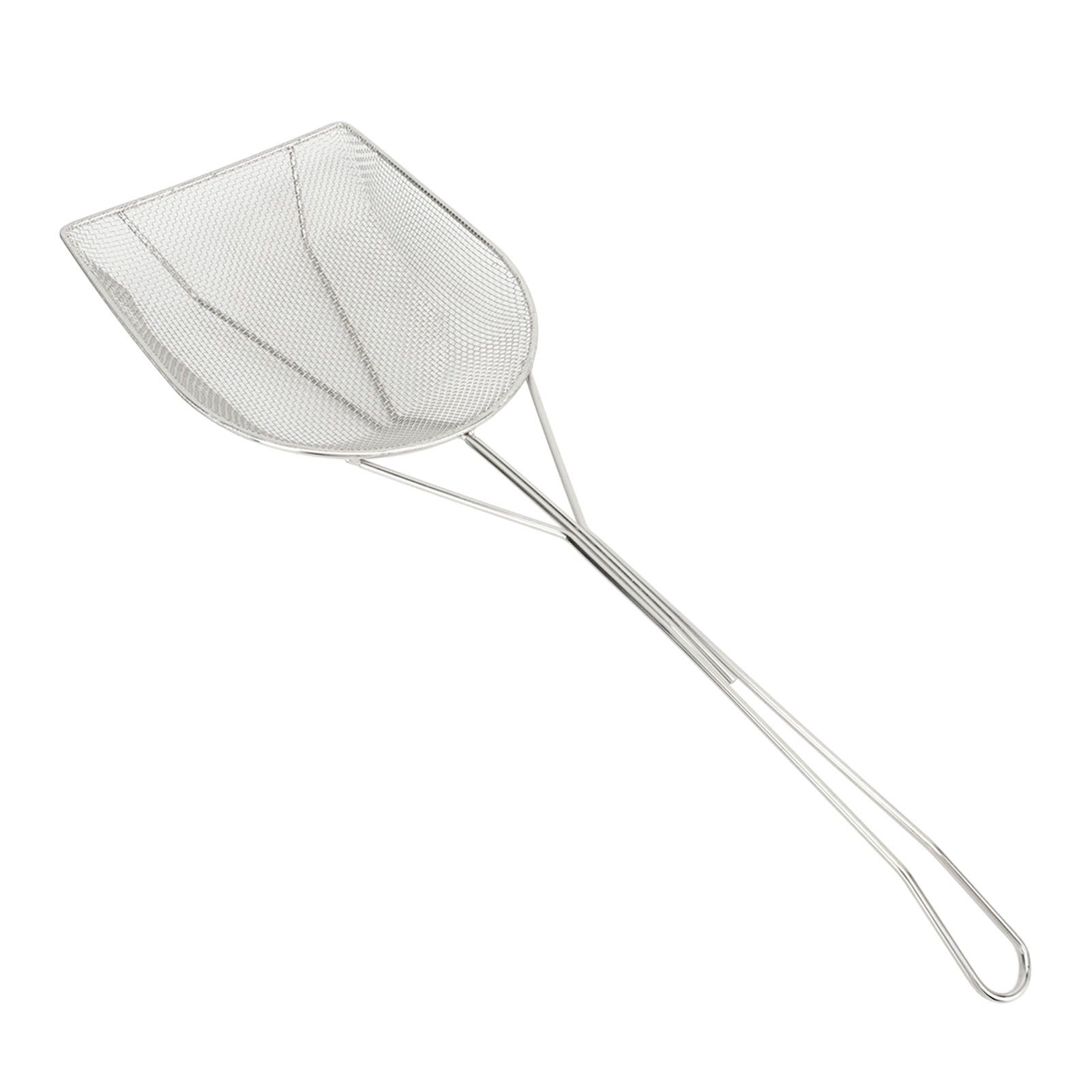 Kitchen Utensils Strainer Spoon Stainless Steel Strainer Spoon Durable Drain Strainer Skimmer Slotted Spoon for Home Restaurant Small - Image 1