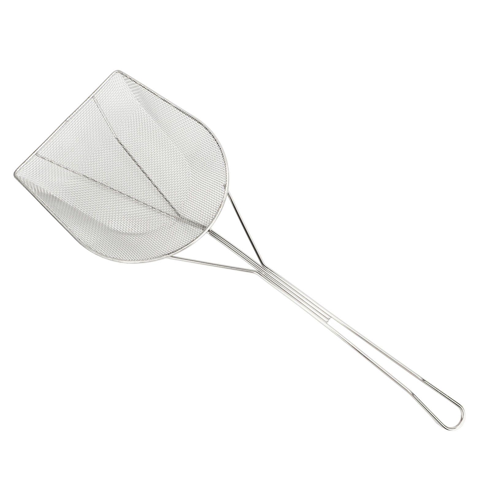 Kitchen Utensils Strainer Spoon Stainless Steel Strainer Spoon Durable Drain Strainer Skimmer Slotted Spoon for Home Restaurant Large - Image 1