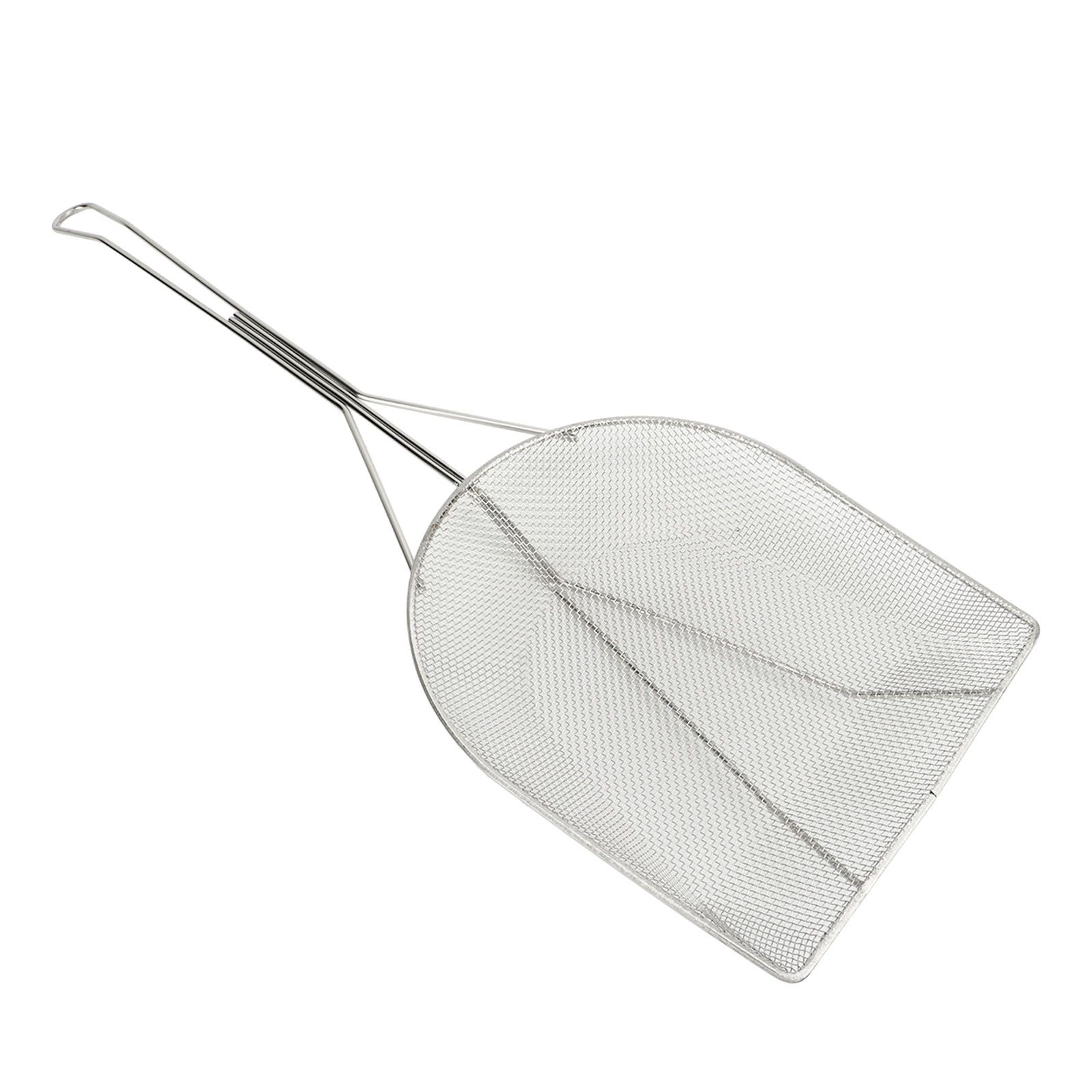 Kitchen Utensils Strainer Spoon Stainless Steel Strainer Spoon Durable Drain Strainer Skimmer Slotted Spoon for Home Restaurant Large - Image 2