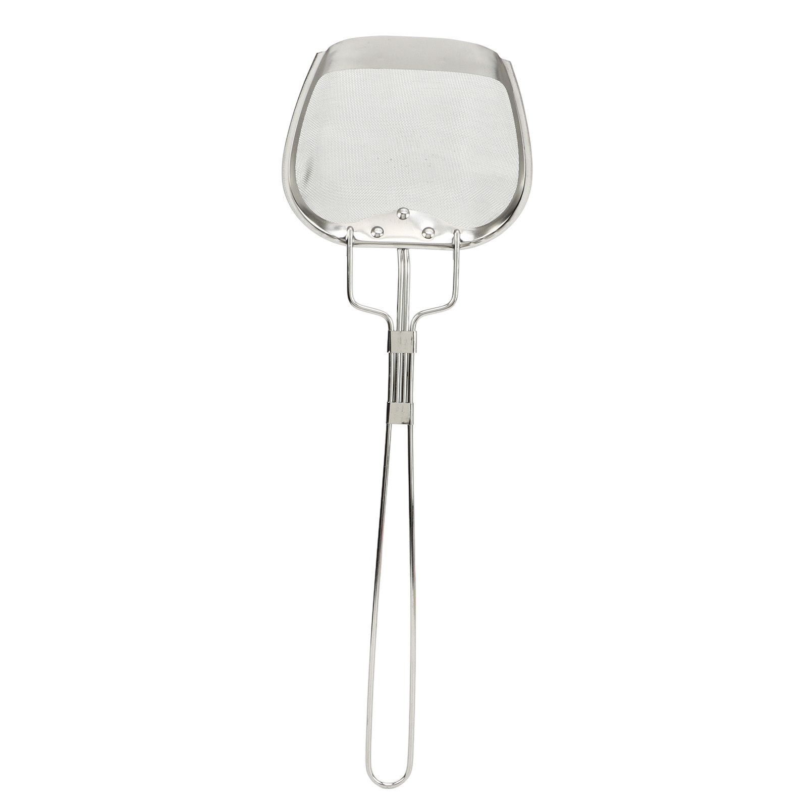 Fine Mesh Strainer 0.02in 304 Stainless Steel Firm Stable Handle Smoothing Skimmer Spoon for Kitchen Cooking - Image 1