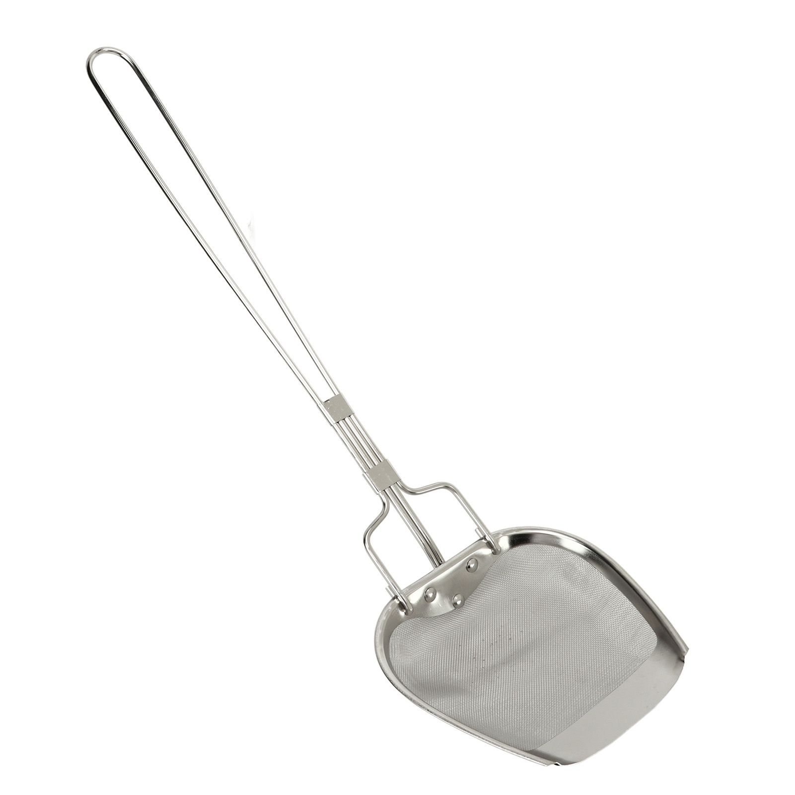 Fine Mesh Strainer 0.02in 304 Stainless Steel Firm Stable Handle Smoothing Skimmer Spoon for Kitchen Cooking - Image 4