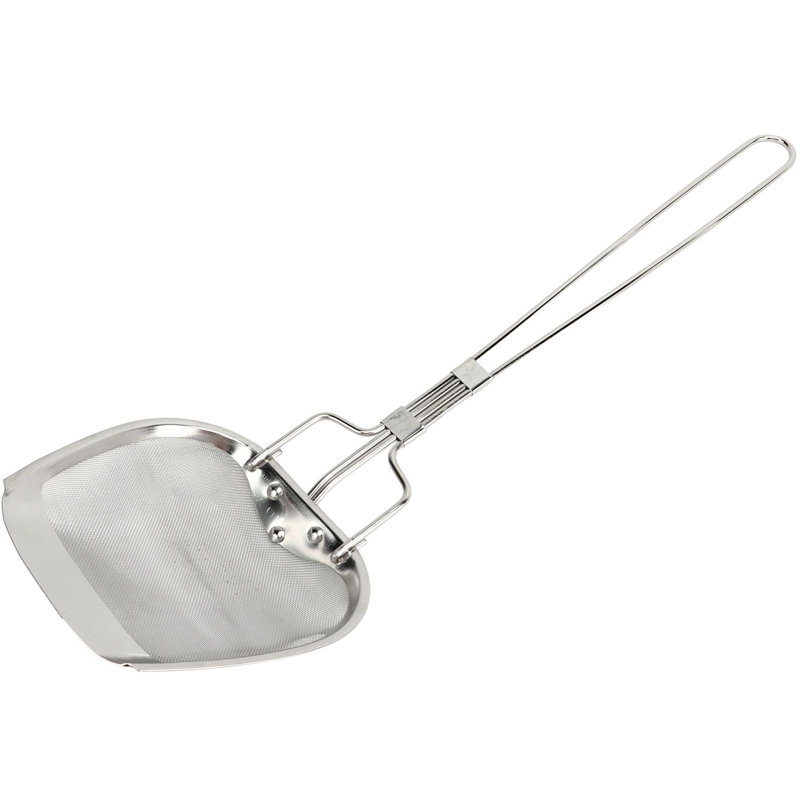 Fine Mesh Strainer 0.02in 304 Stainless Steel Firm Stable Handle Smoothing Skimmer Spoon for Kitchen Cooking - Image 5