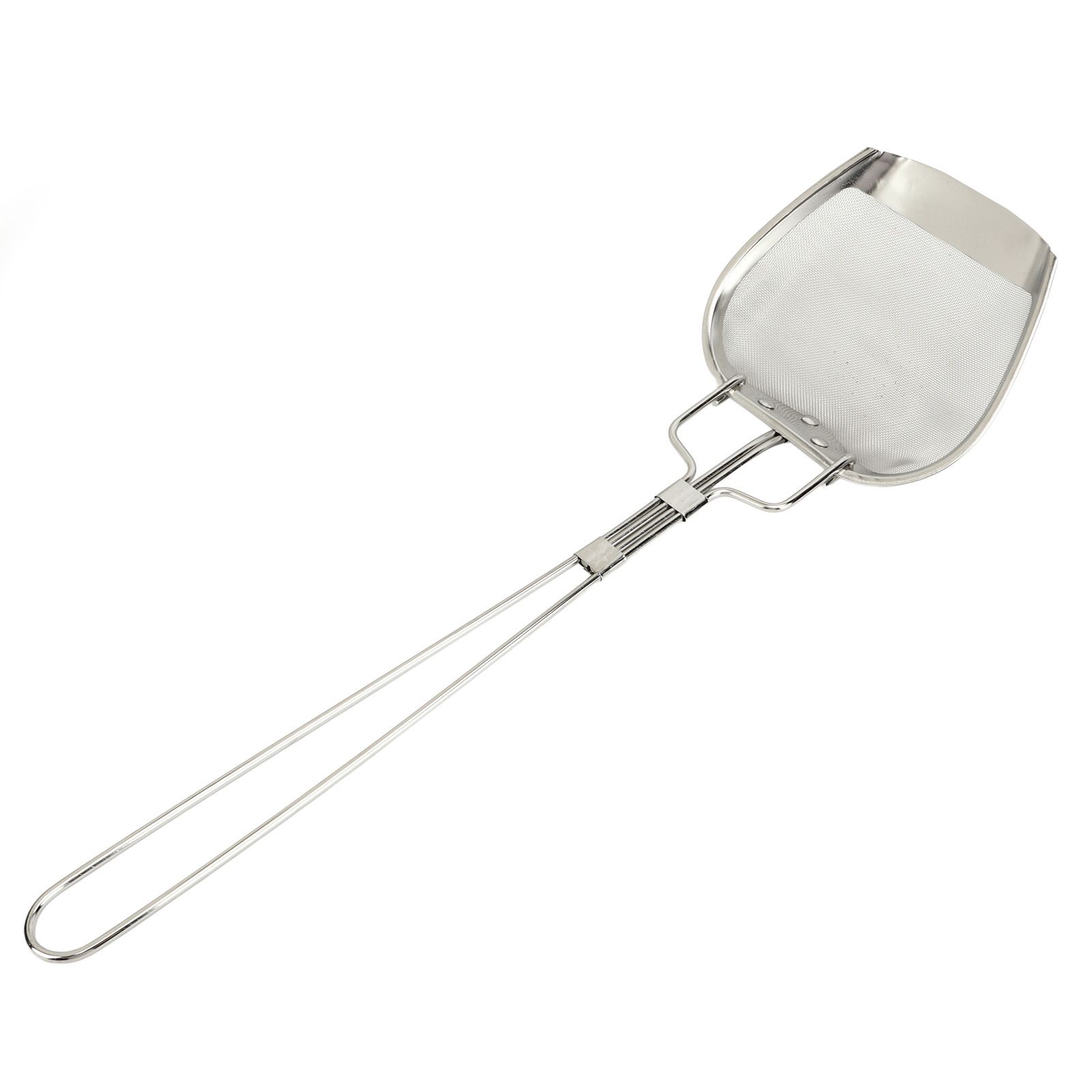 Fine Mesh Strainer 0.02in 304 Stainless Steel Firm Stable Handle Smoothing Skimmer Spoon for Kitchen Cooking - Image 8