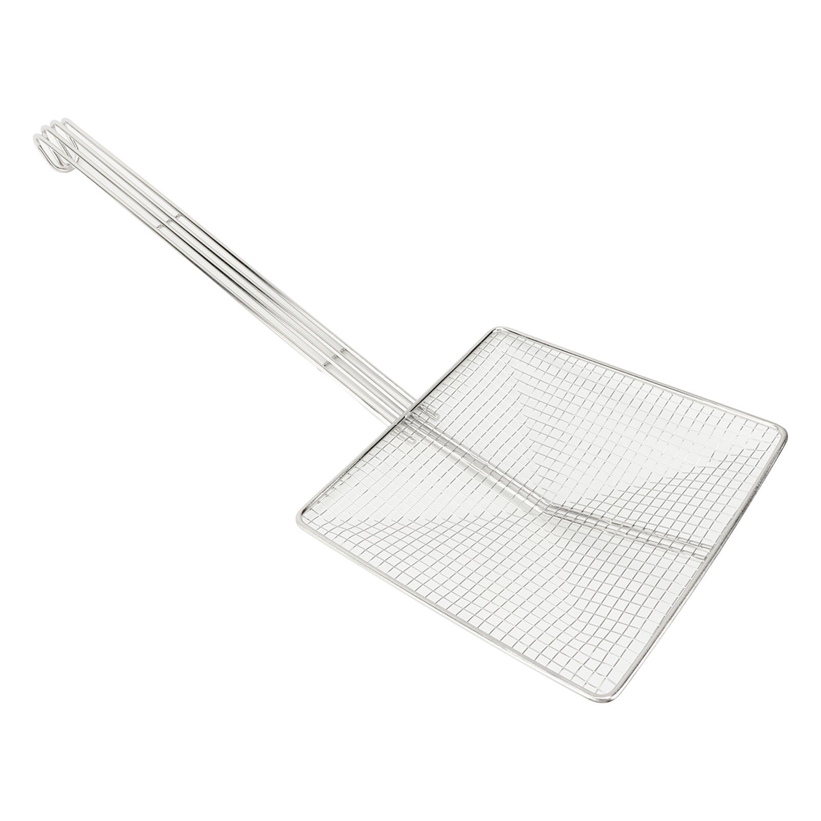 Stainless Steel Square Strainer Skimmer Ladle for Cooking Frying Kitchen Gadgets Mesh Strainer Pasta Strainer Spoon Coarse Mesh - Image 1