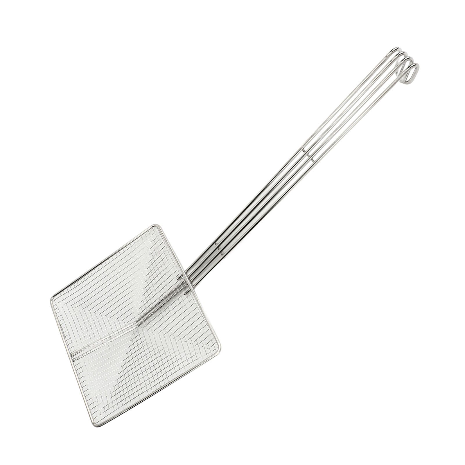 Stainless Steel Square Strainer Skimmer Ladle for Cooking Frying Kitchen Gadgets Mesh Strainer Pasta Strainer Spoon Coarse Mesh - Image 8