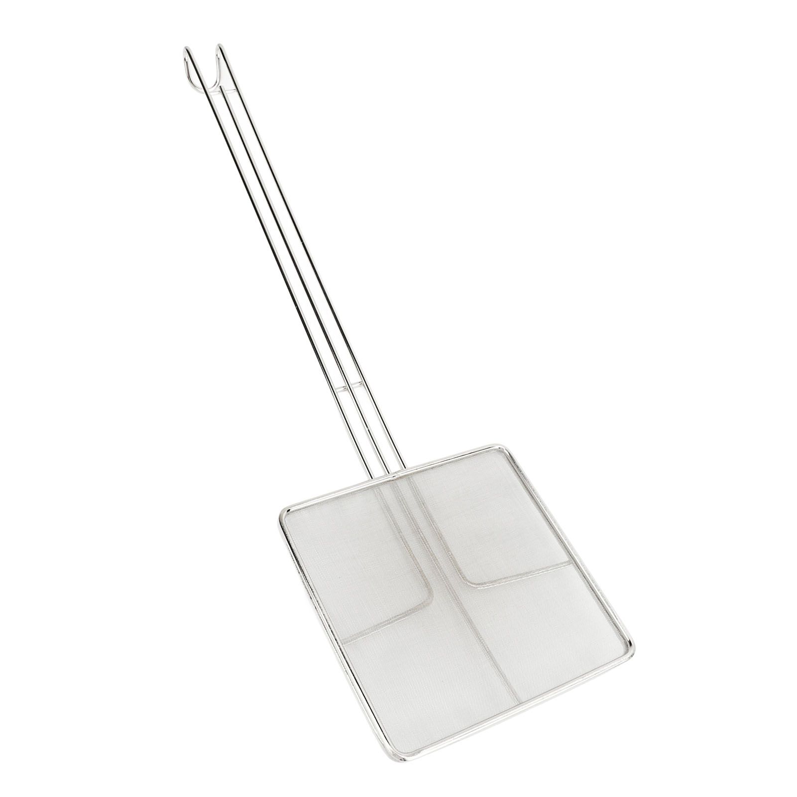 Stainless Steel Square Strainer Skimmer Ladle for Cooking Frying Kitchen Gadgets Mesh Strainer Pasta Strainer Spoon Fine Mesh - Image 7