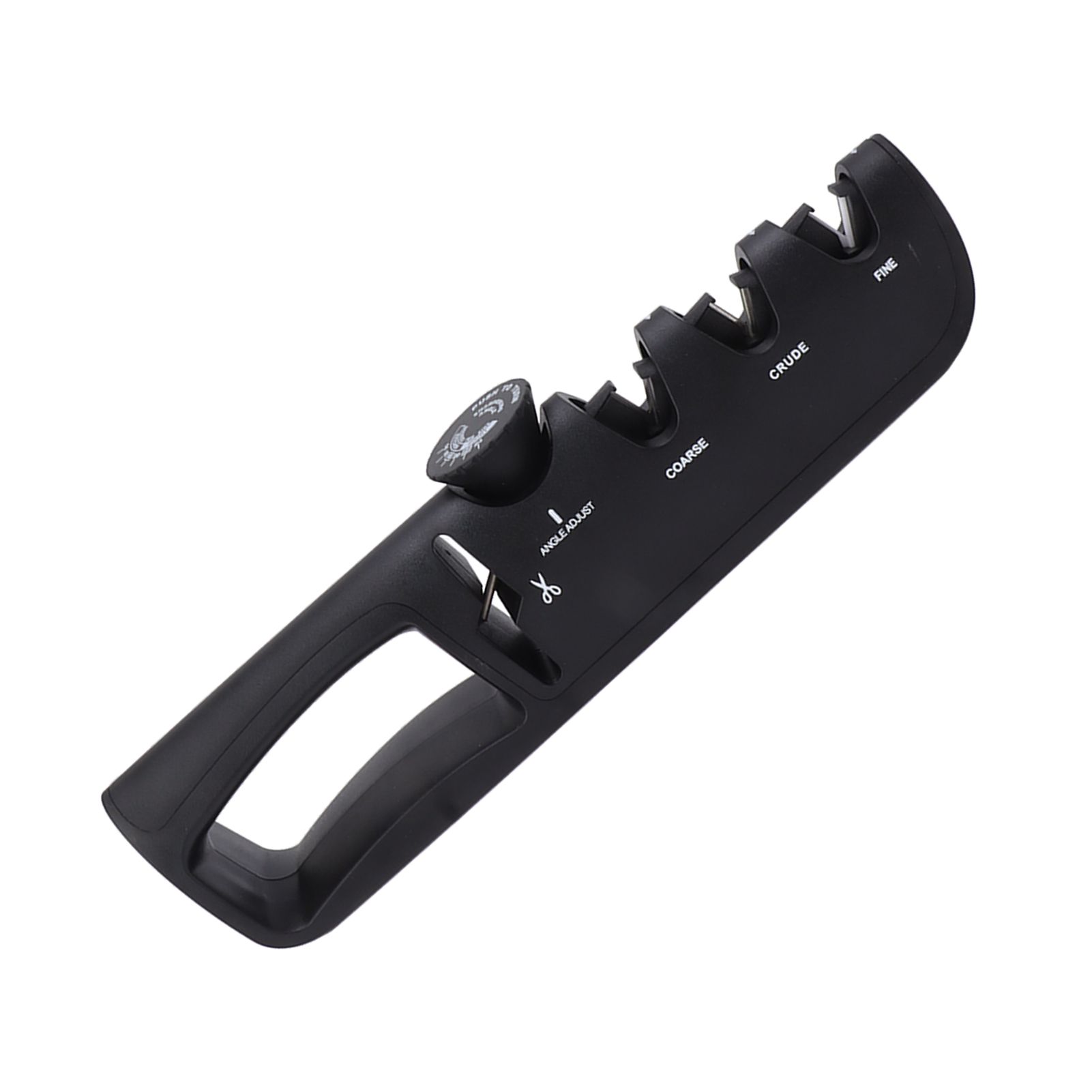 Adjustable Knife Sharpener 4 in 1 Black Sharp Adjustable Kitchen Knife Sharpener for Home Restaurant - Image 2