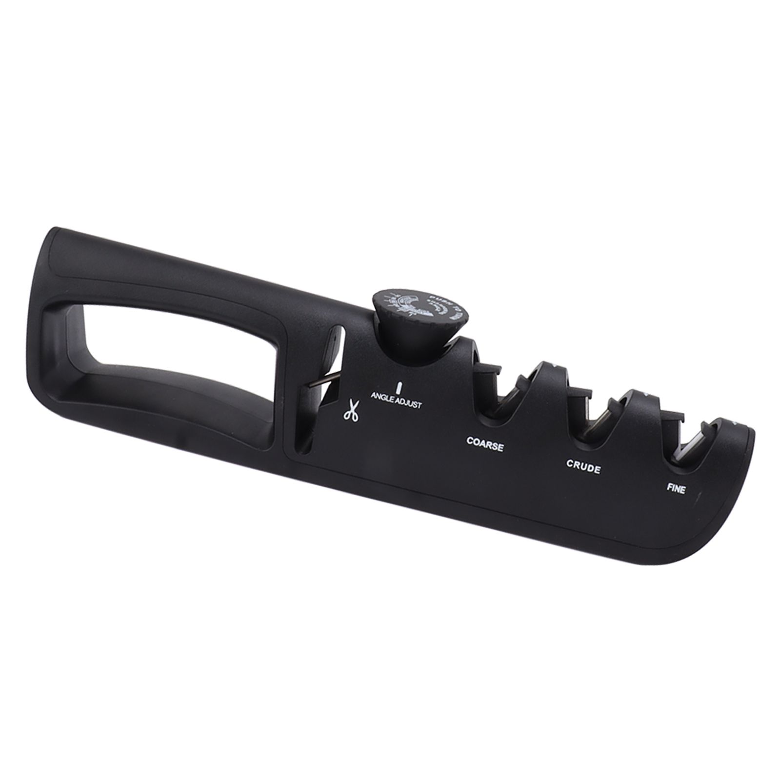 Adjustable Knife Sharpener 4 in 1 Black Sharp Adjustable Kitchen Knife Sharpener for Home Restaurant - Image 4