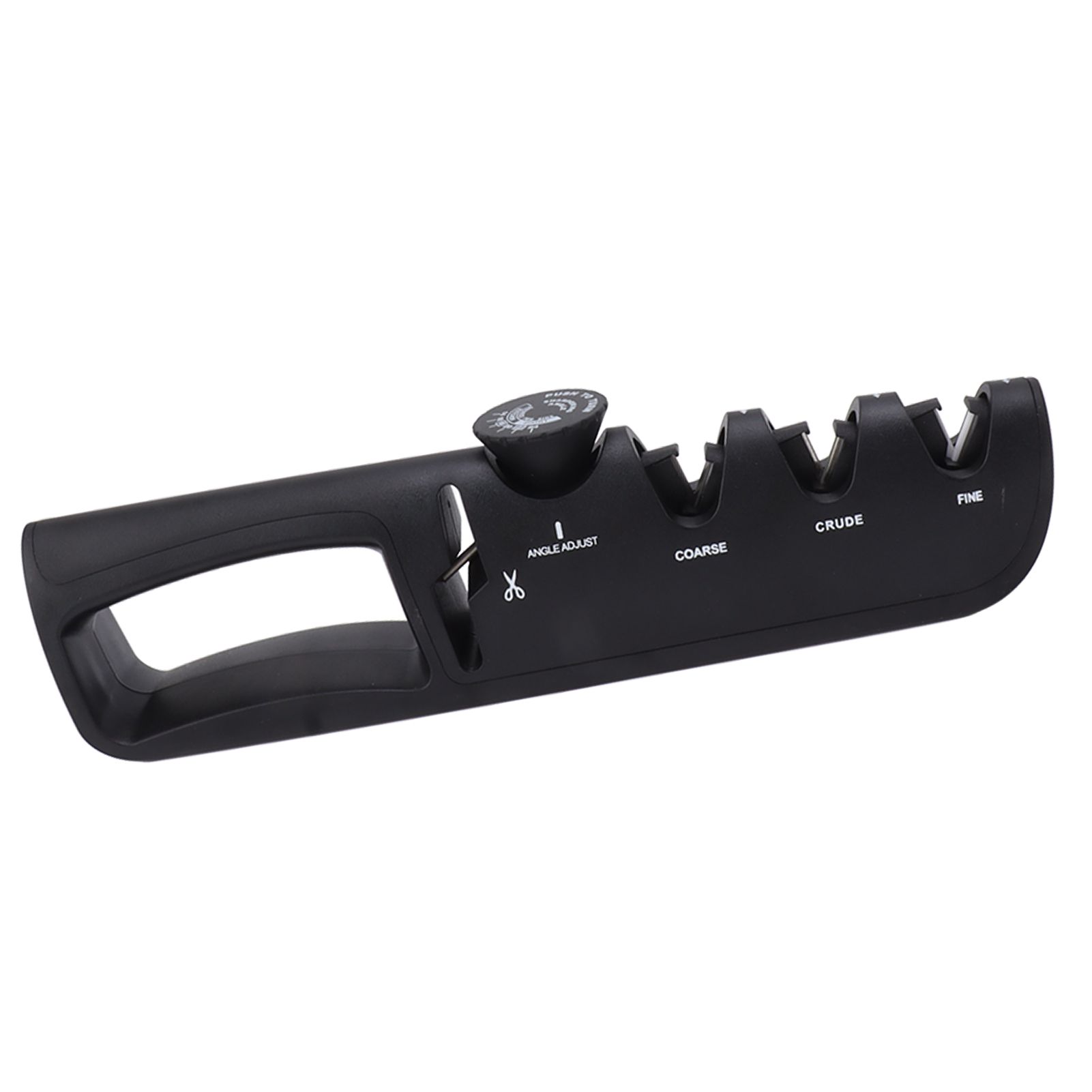 Adjustable Knife Sharpener 4 in 1 Black Sharp Adjustable Kitchen Knife Sharpener for Home Restaurant - Image 5