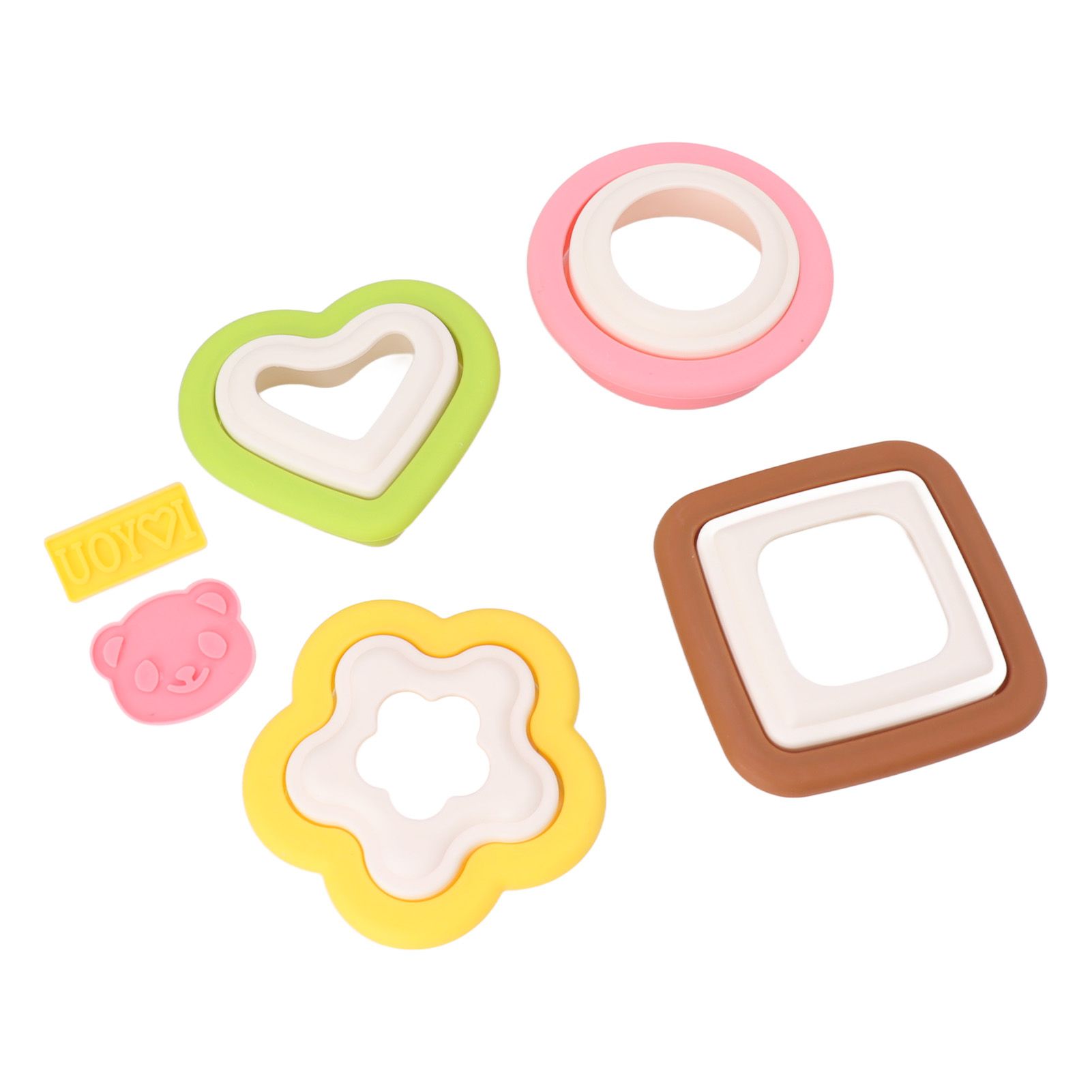 10Pcs Sandwich Cutter Mold Set Detachable Flower Heart Round Shape Baking Toast Biscuits Mould for Kitchen - Image 6