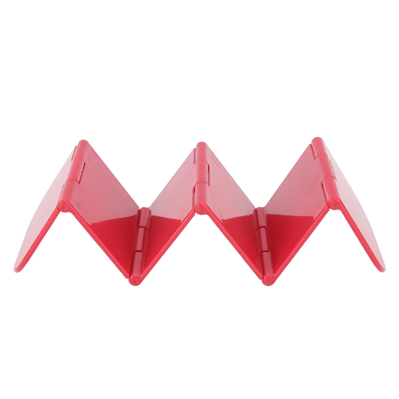 Taco Holder Stand Dishwasher Microwave Safe Stable Taco Rack Tray for Restaurant Kitchen Party Red - Image 1
