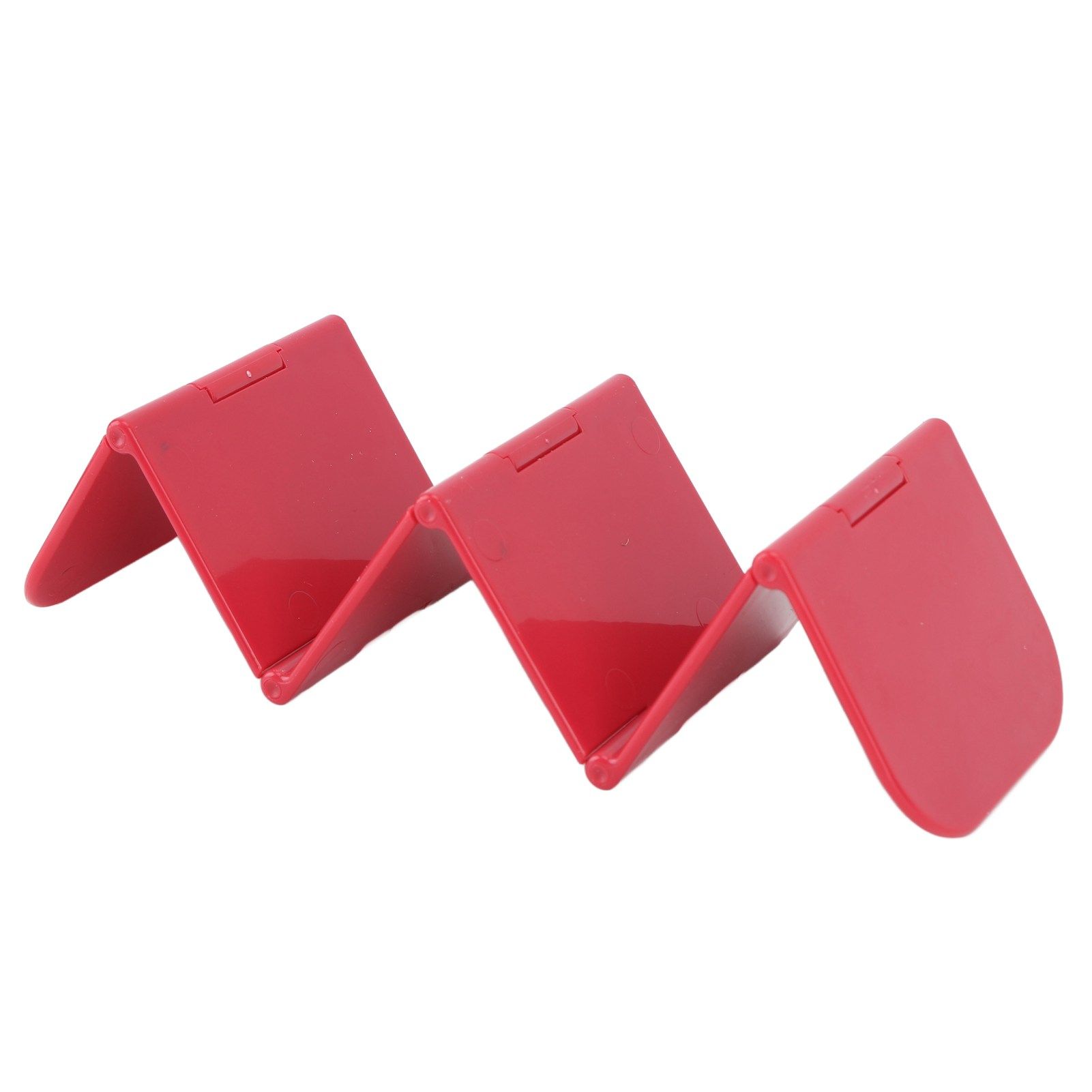 Taco Holder Stand Dishwasher Microwave Safe Stable Taco Rack Tray for Restaurant Kitchen Party Red - Image 3