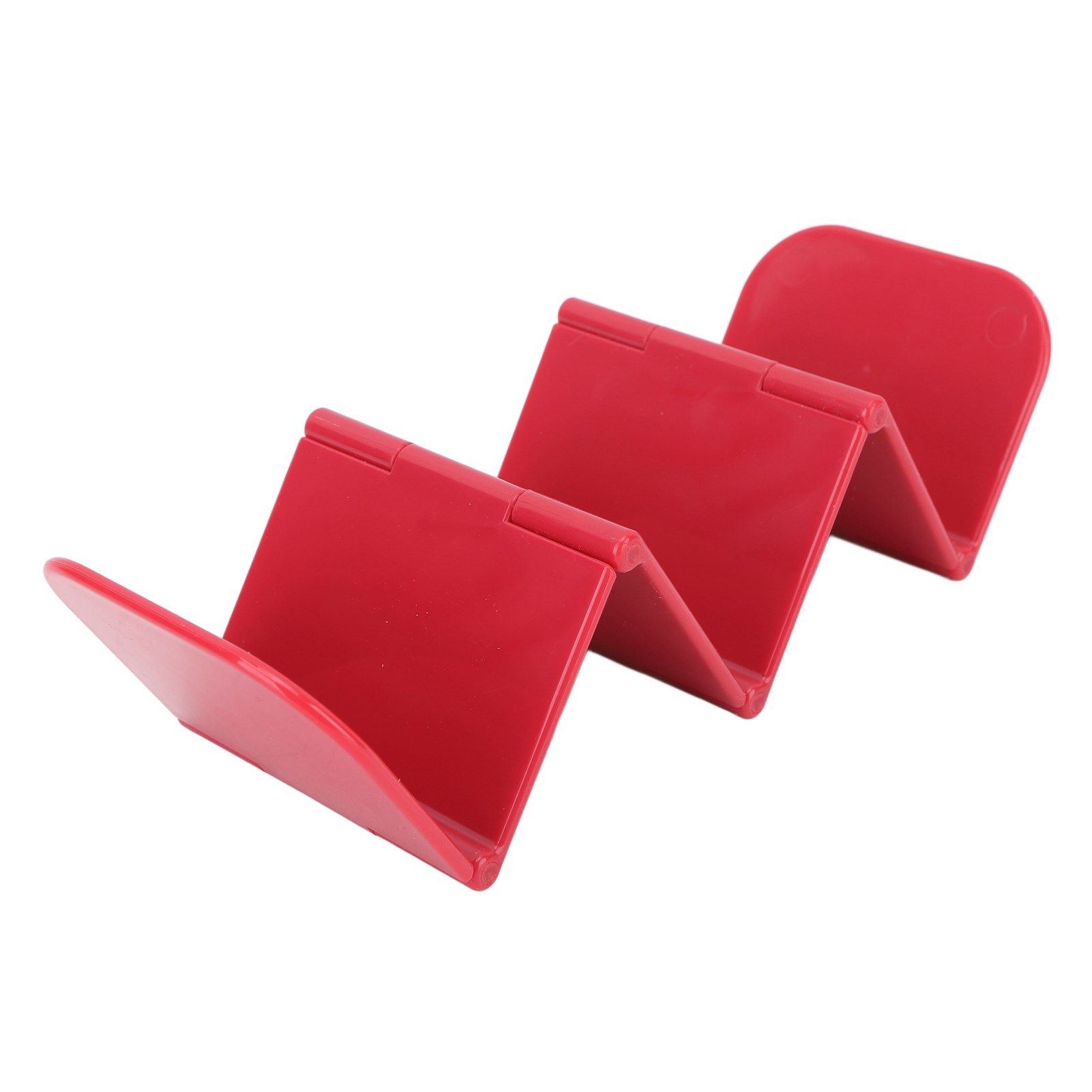 Taco Holder Stand Dishwasher Microwave Safe Stable Taco Rack Tray for Restaurant Kitchen Party Red - Image 6