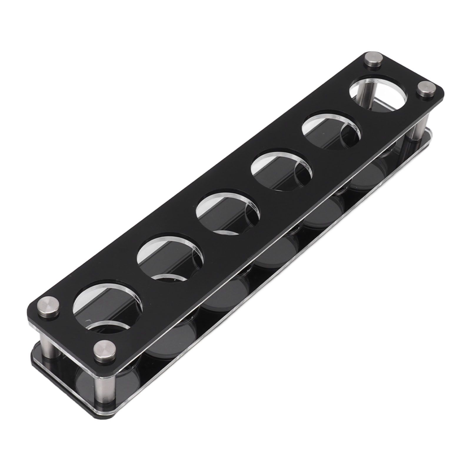 Wine Bottle Display Holder Acrylic Impact Resistant Decorative Wine Bottle Rack for Home Bar 1X6 6 Head Combination Cup Holder - Image 3