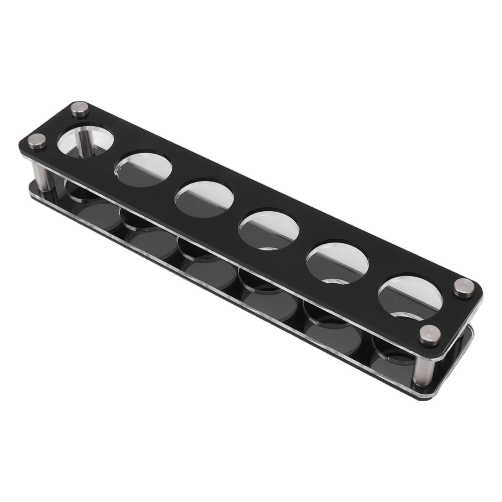 Wine Bottle Display Holder Acrylic Impact Resistant Decorative Wine Bottle Rack for Home Bar 1X6 6 Head Combination Cup Holder - Image 5