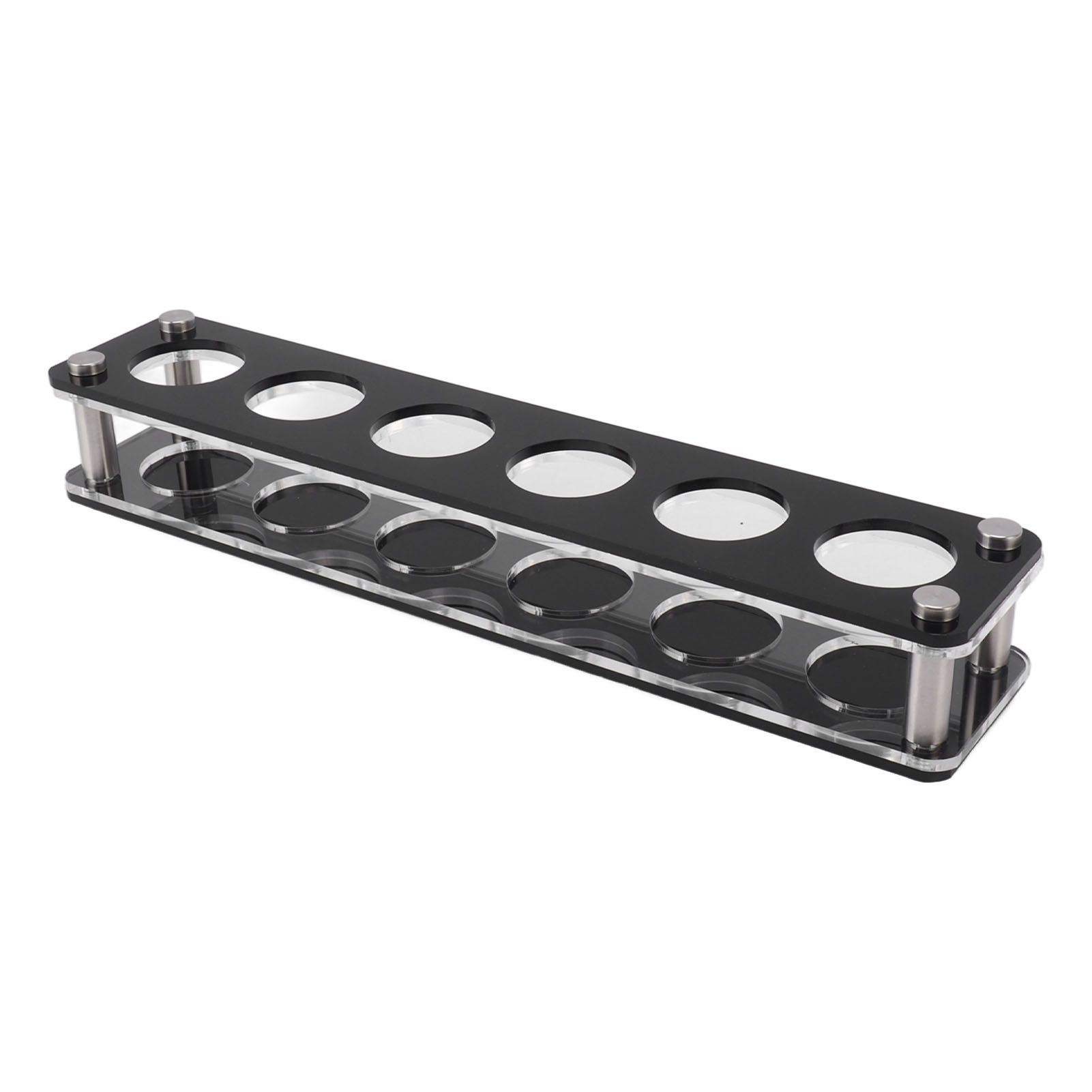 Wine Bottle Display Holder Acrylic Impact Resistant Decorative Wine Bottle Rack for Home Bar 1X6 6 Head Combination Cup Holder - Image 6