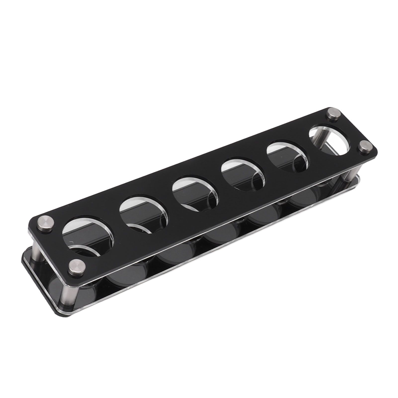 Wine Bottle Display Holder Acrylic Impact Resistant Decorative Wine Bottle Rack for Home Bar 1X6 6 Head Combination Cup Holder - Image 7