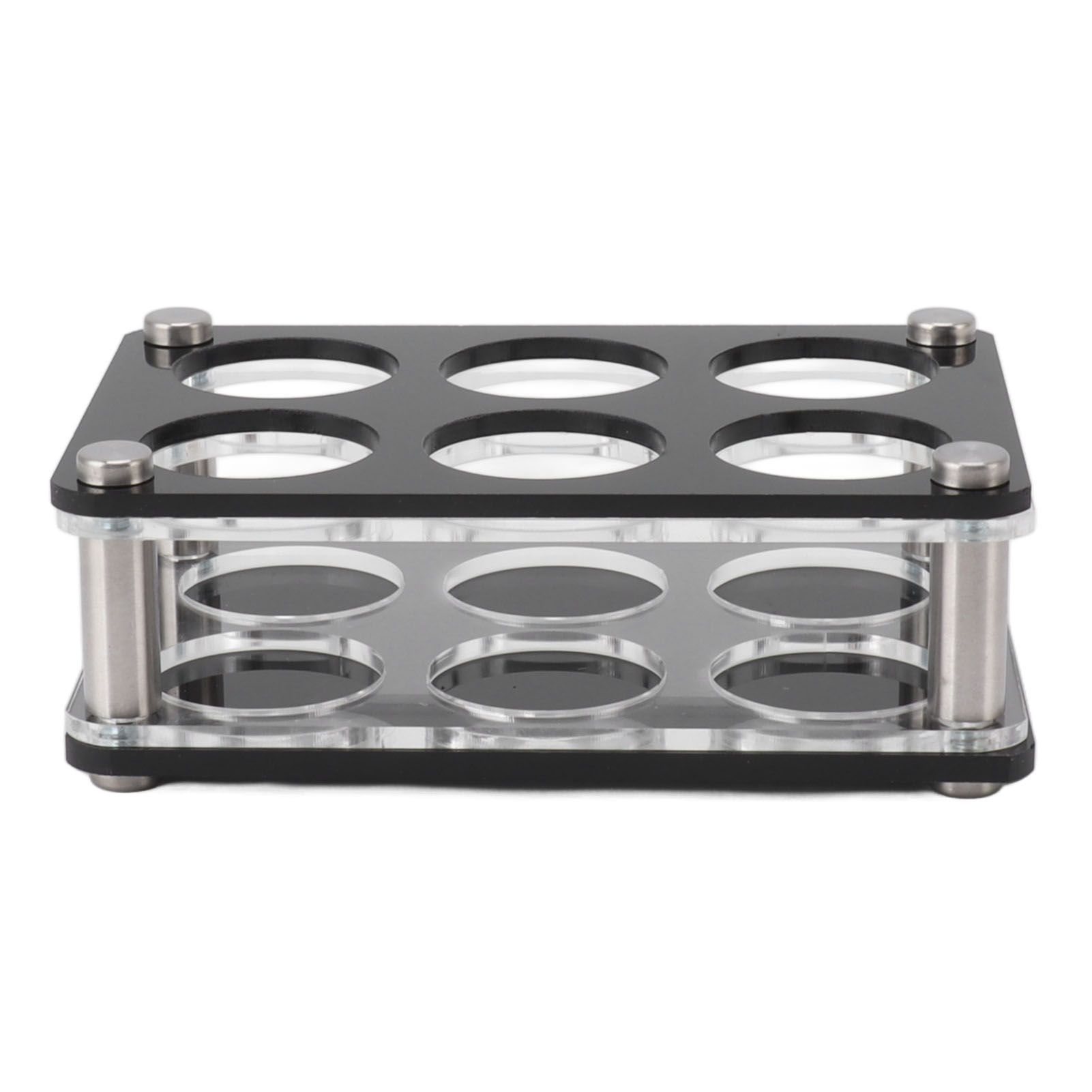 Wine Bottle Display Holder Acrylic Impact Resistant Decorative Wine Bottle Rack for Home Bar 2X3 6 Head Combination Cup Holder - Image 3