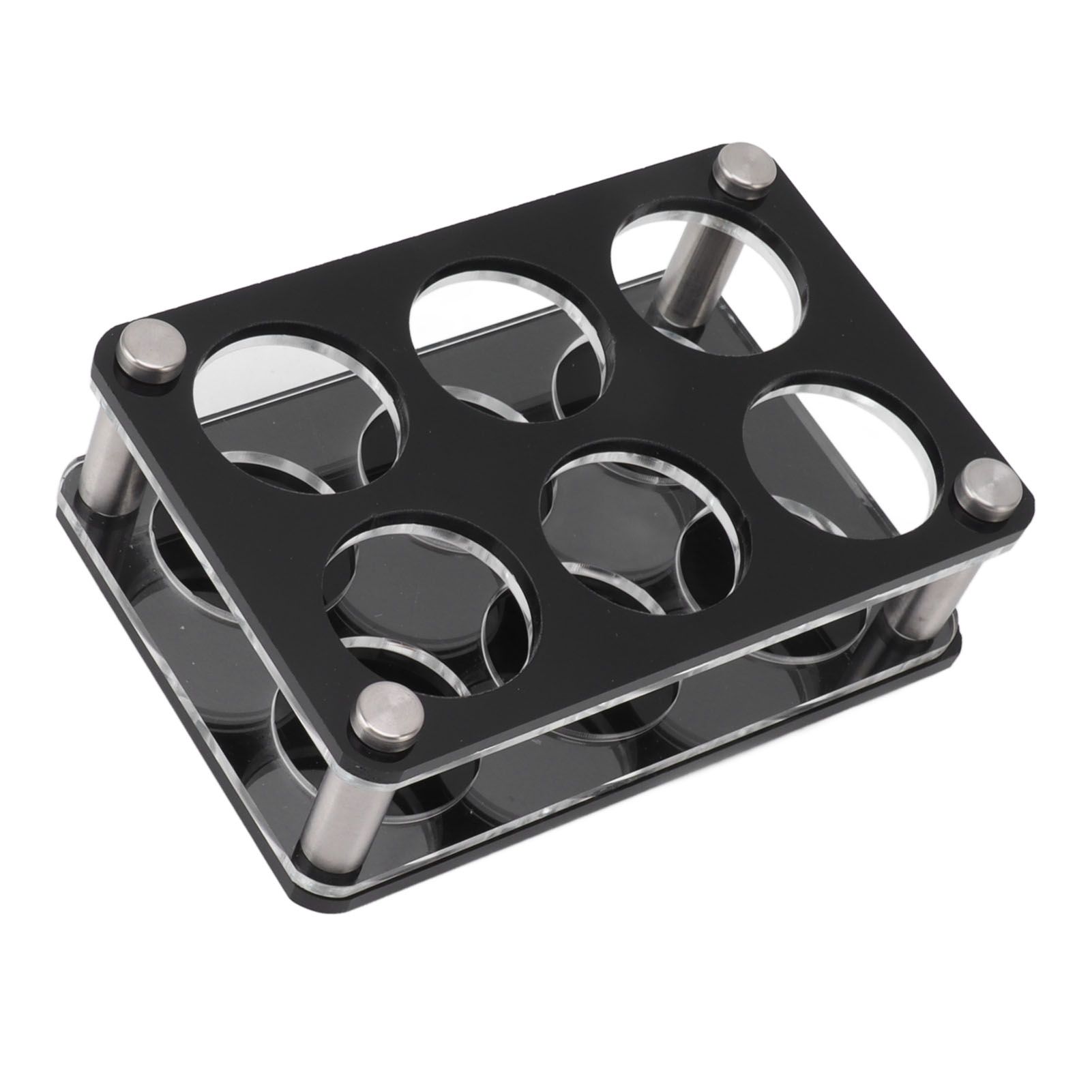 Wine Bottle Display Holder Acrylic Impact Resistant Decorative Wine Bottle Rack for Home Bar 2X3 6 Head Combination Cup Holder - Image 6