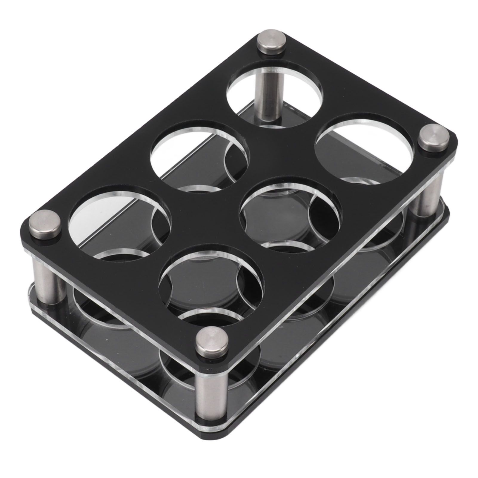 Wine Bottle Display Holder Acrylic Impact Resistant Decorative Wine Bottle Rack for Home Bar 2X3 6 Head Combination Cup Holder - Image 8