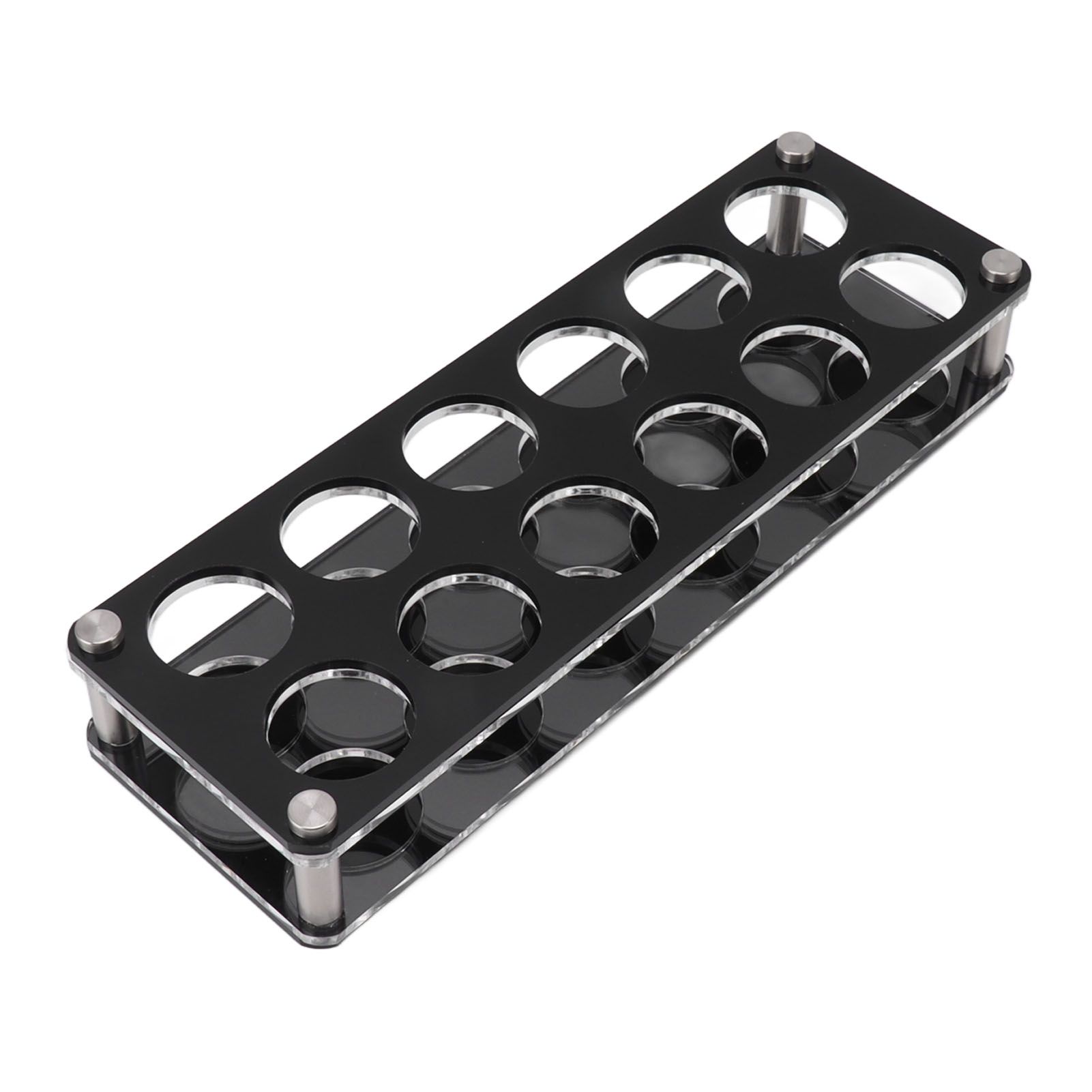 Wine Bottle Display Holder Acrylic Impact Resistant Decorative Wine Bottle Rack for Home Bar 2X6 12 Head Combination Cup Holder - Image 3