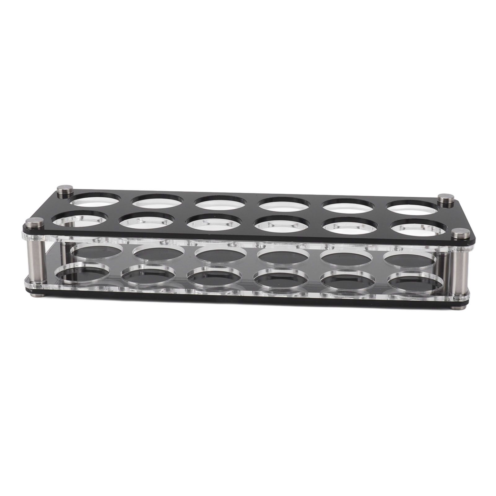 Wine Bottle Display Holder Acrylic Impact Resistant Decorative Wine Bottle Rack for Home Bar 2X6 12 Head Combination Cup Holder - Image 7