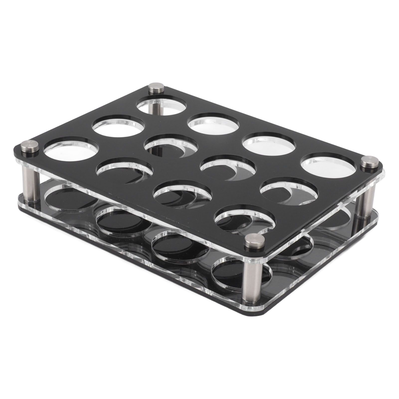 Wine Bottle Display Holder Acrylic Impact Resistant Decorative Wine Bottle Rack for Home Bar 3X4 12 Head Combination Cup Holder - Image 3