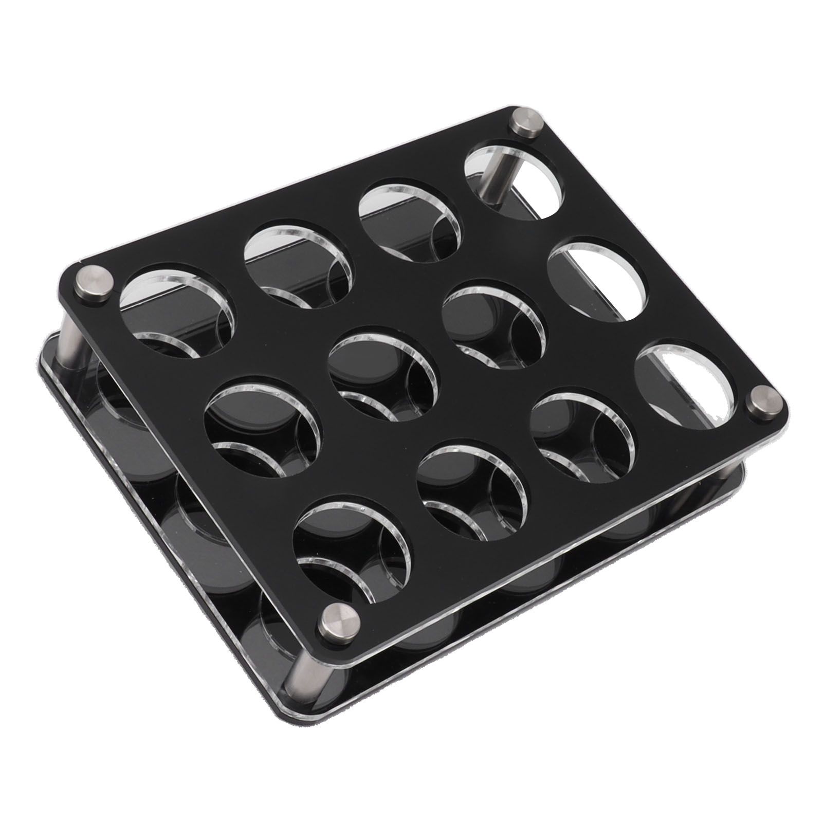 Wine Bottle Display Holder Acrylic Impact Resistant Decorative Wine Bottle Rack for Home Bar 3X4 12 Head Combination Cup Holder - Image 4