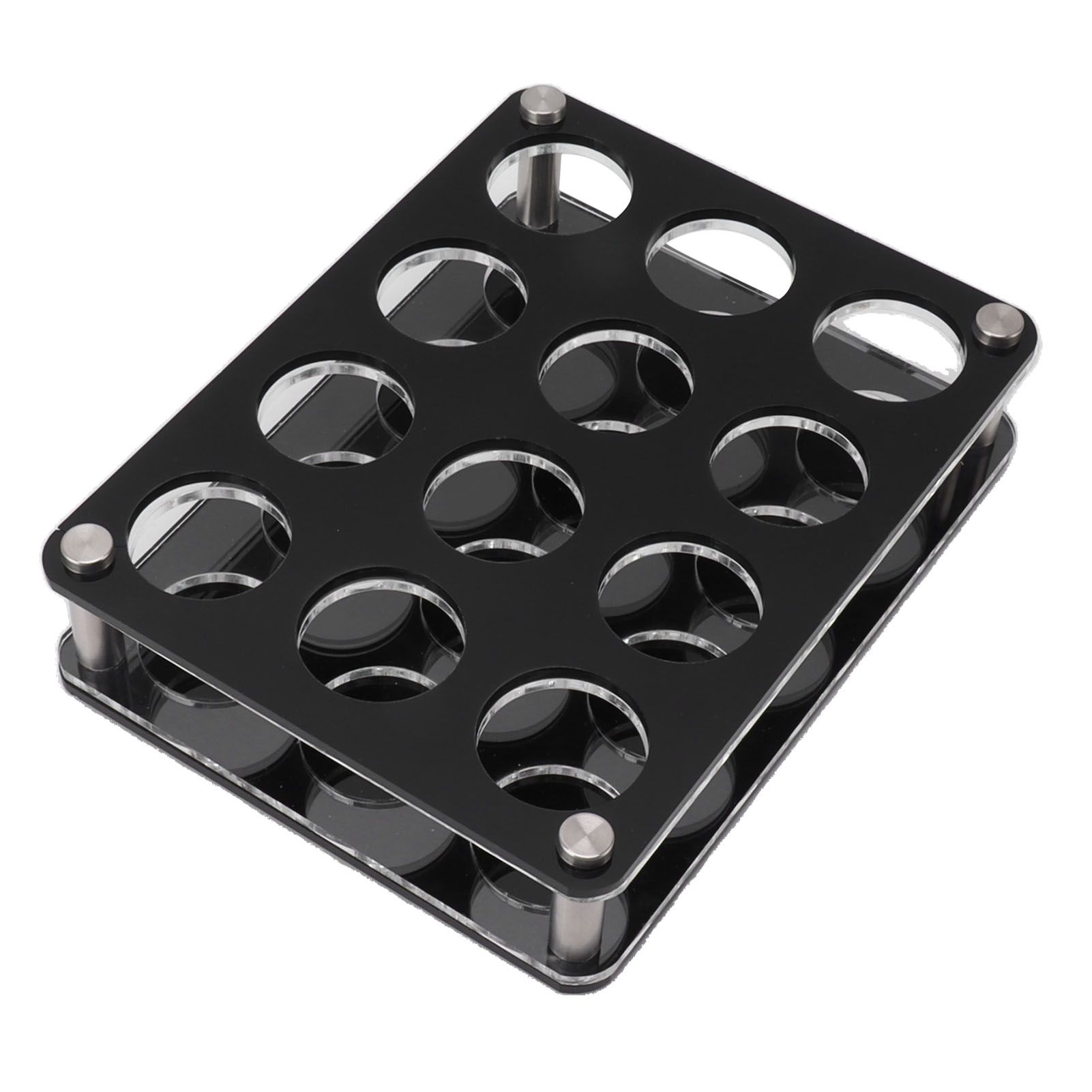 Wine Bottle Display Holder Acrylic Impact Resistant Decorative Wine Bottle Rack for Home Bar 3X4 12 Head Combination Cup Holder - Image 5
