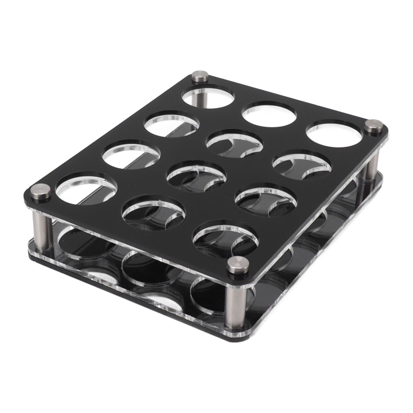 Wine Bottle Display Holder Acrylic Impact Resistant Decorative Wine Bottle Rack for Home Bar 3X4 12 Head Combination Cup Holder - Image 6