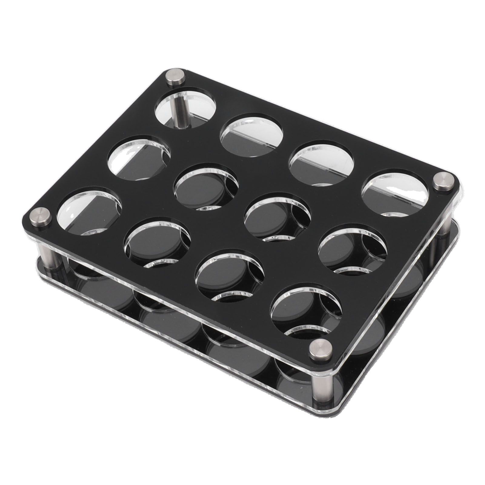 Wine Bottle Display Holder Acrylic Impact Resistant Decorative Wine Bottle Rack for Home Bar 3X4 12 Head Combination Cup Holder - Image 7