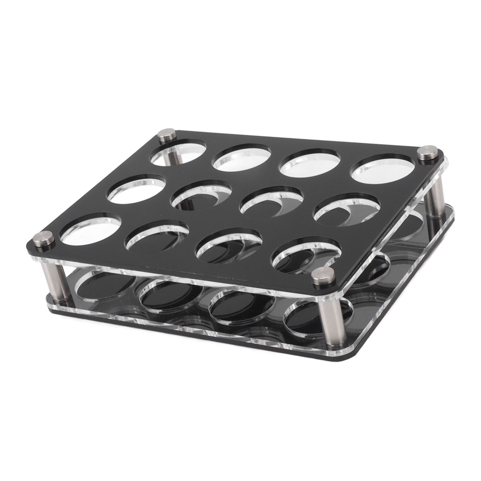 Wine Bottle Display Holder Acrylic Impact Resistant Decorative Wine Bottle Rack for Home Bar 3X4 12 Head Combination Cup Holder - Image 8