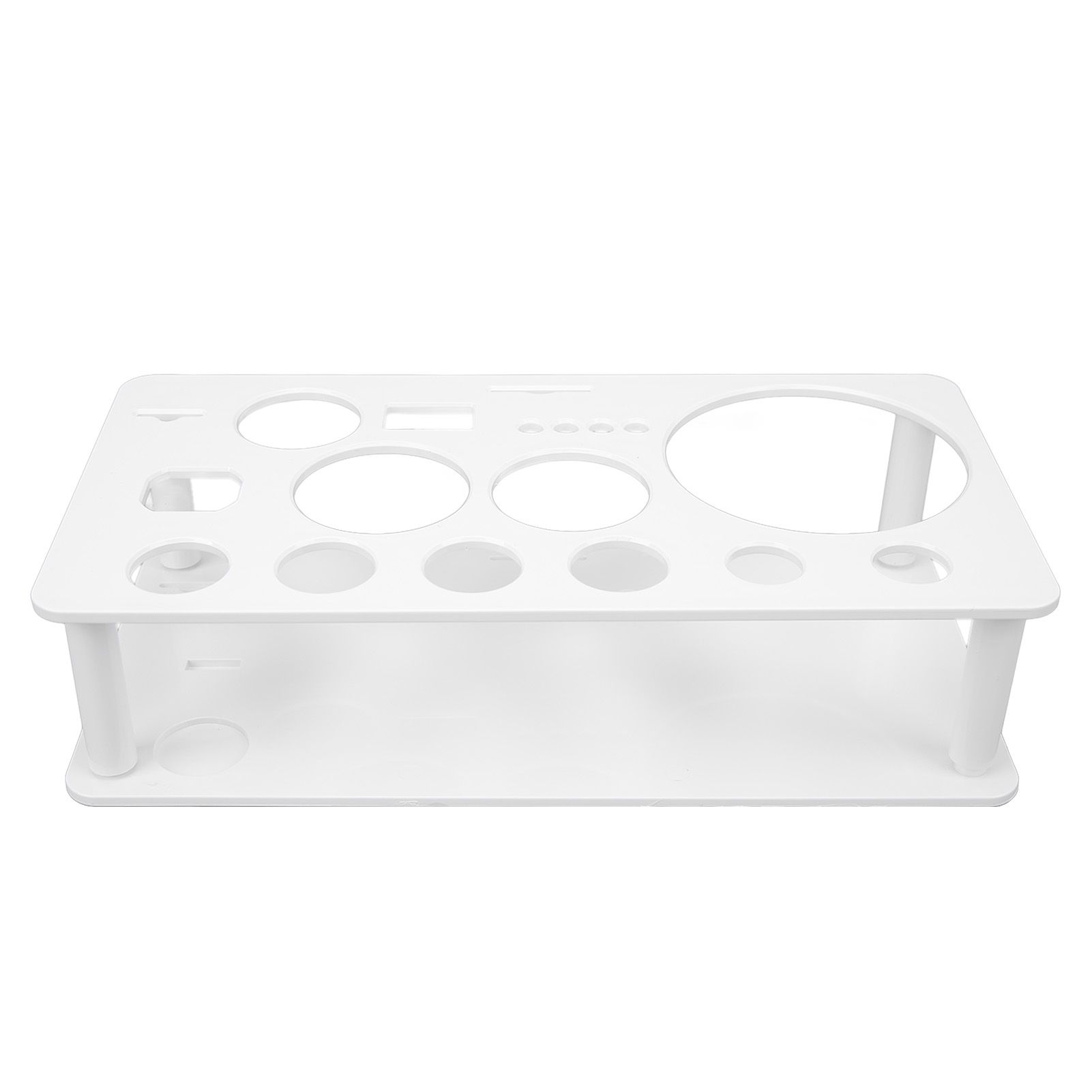 Bartender Kit Stand Detachable Space Saving Odorless Multipurpose Plastic Bartending Tool Holder for Bar Home White Large - Image 1