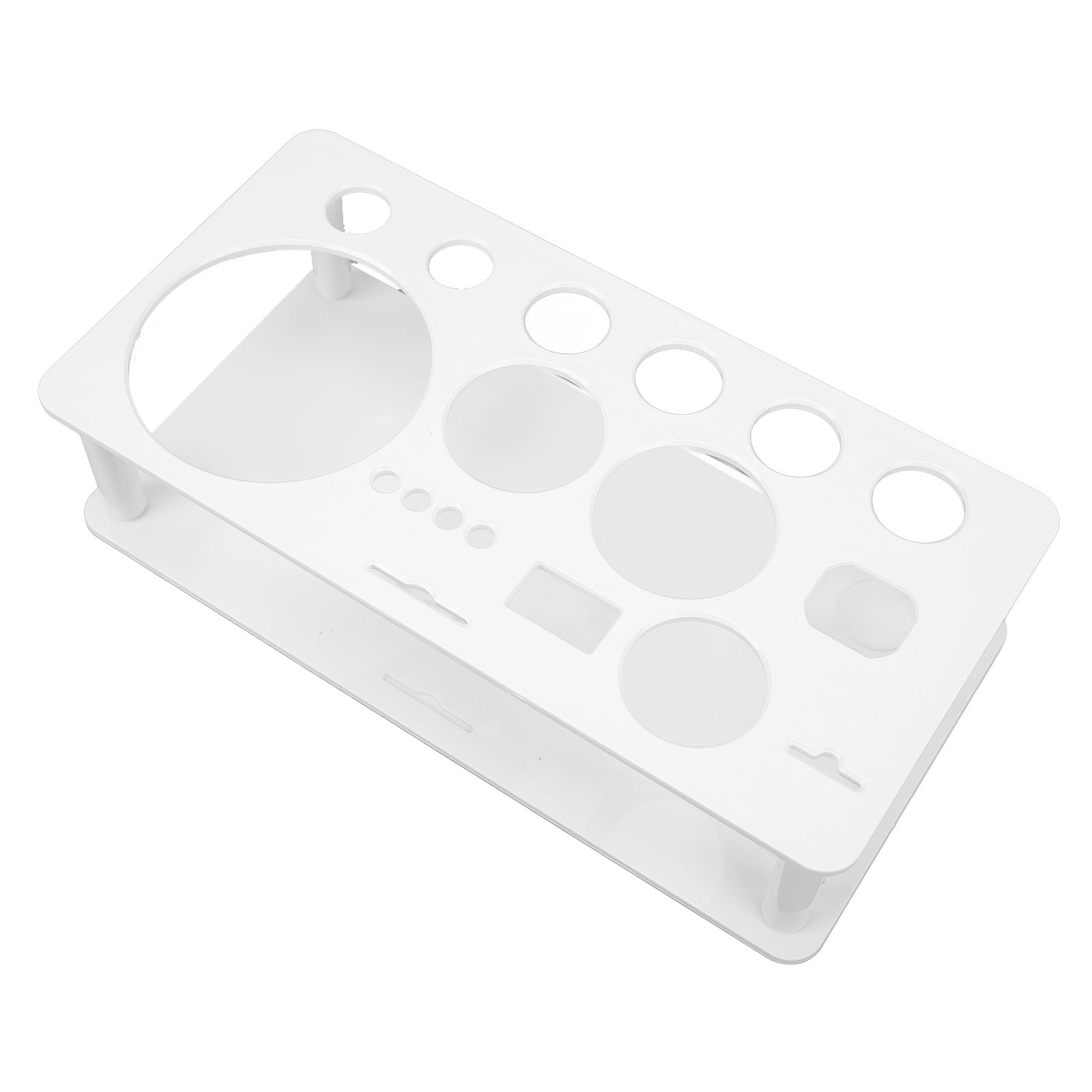 Bartender Kit Stand Detachable Space Saving Odorless Multipurpose Plastic Bartending Tool Holder for Bar Home White Large - Image 3