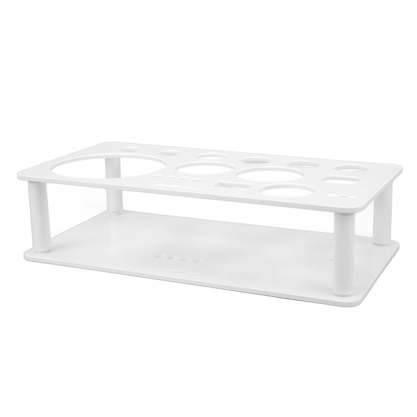 Bartender Kit Stand Detachable Space Saving Odorless Multipurpose Plastic Bartending Tool Holder for Bar Home White Large - Image 7