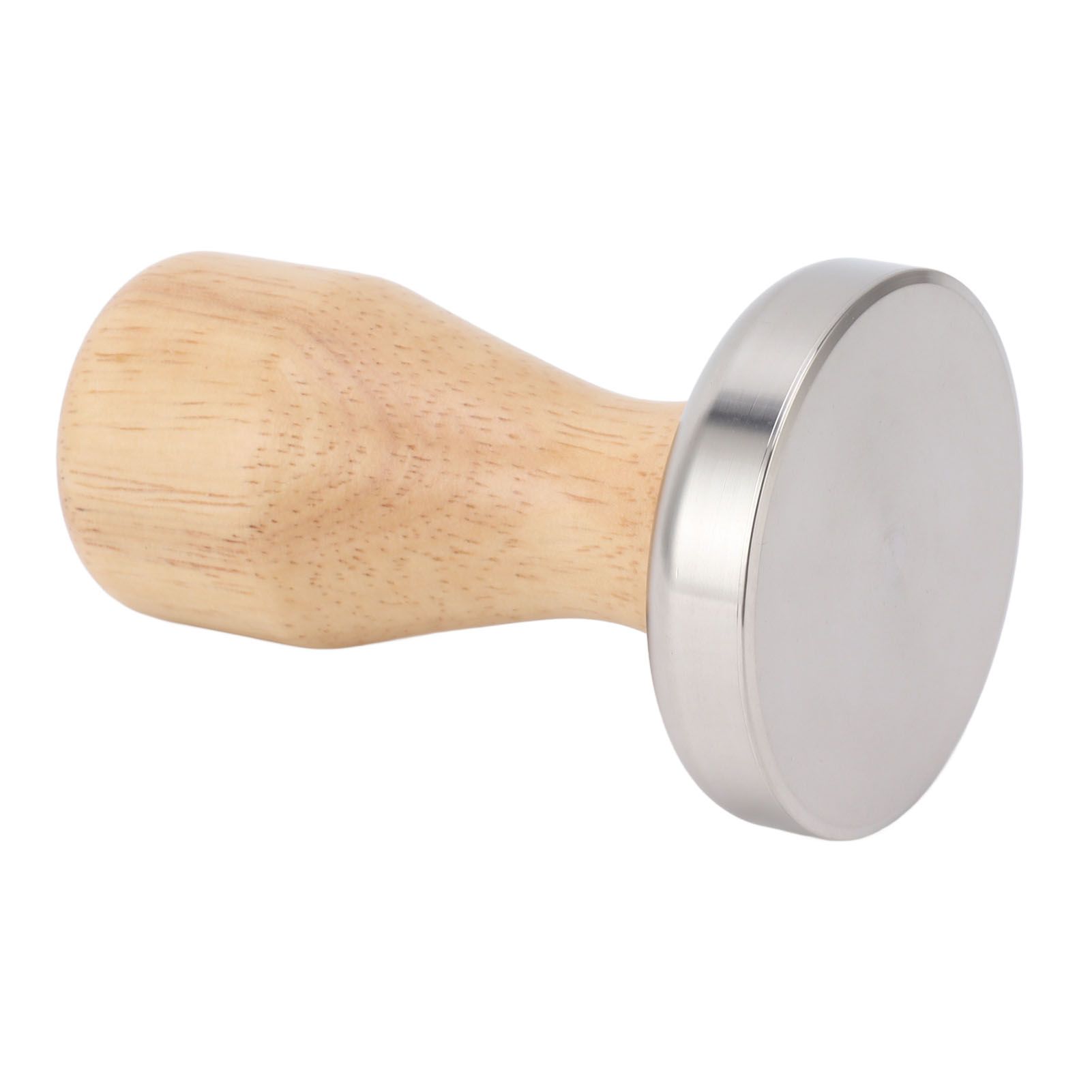 Coffee Tamper 304 Stainless Steel Base Coffee Powder Bean Press Hammer with Wooden Handle for Home Cafe 58mm - Image 6