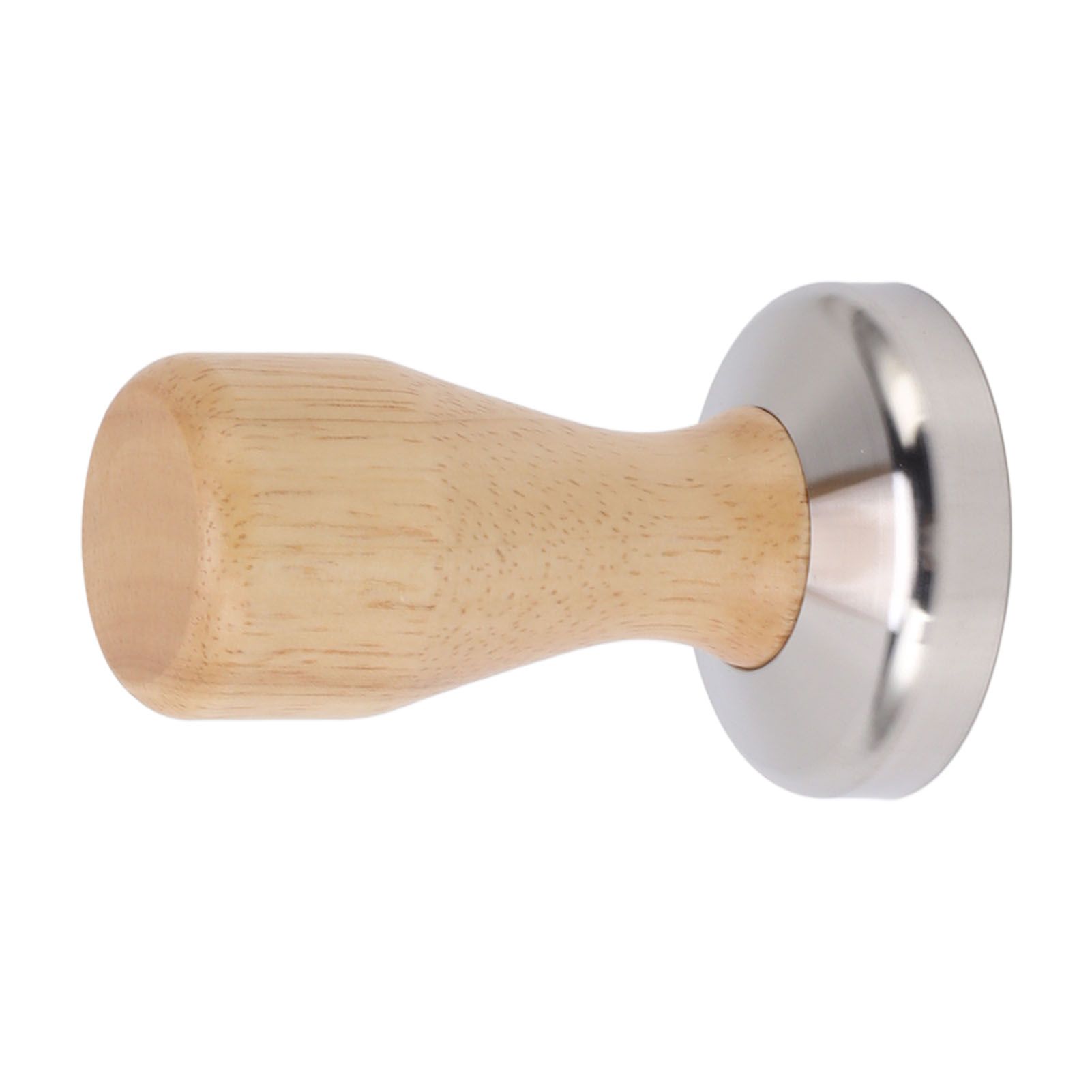 Coffee Tamper 304 Stainless Steel Base Coffee Powder Bean Press Hammer with Wooden Handle for Home Cafe 51mm - Image 3